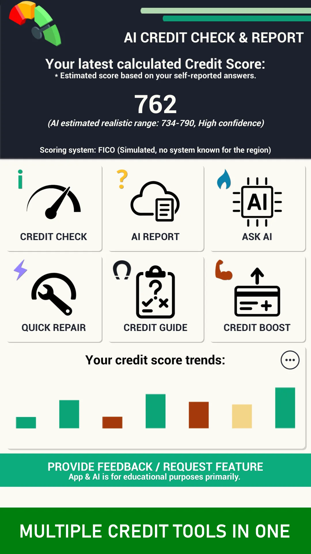 Credit Score Check & Report AI | Indus Appstore | Screenshot