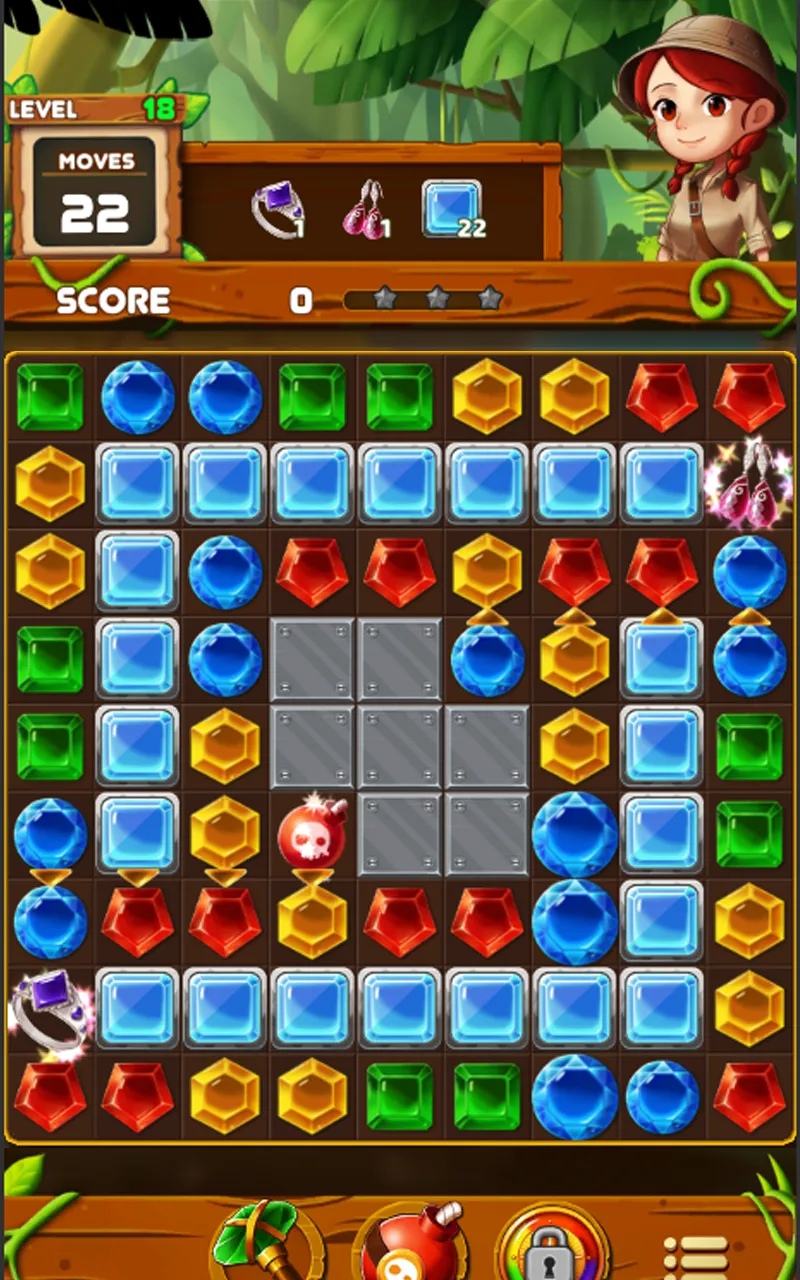 Jewels Crush 2024 (Match 3) | Indus Appstore | Screenshot