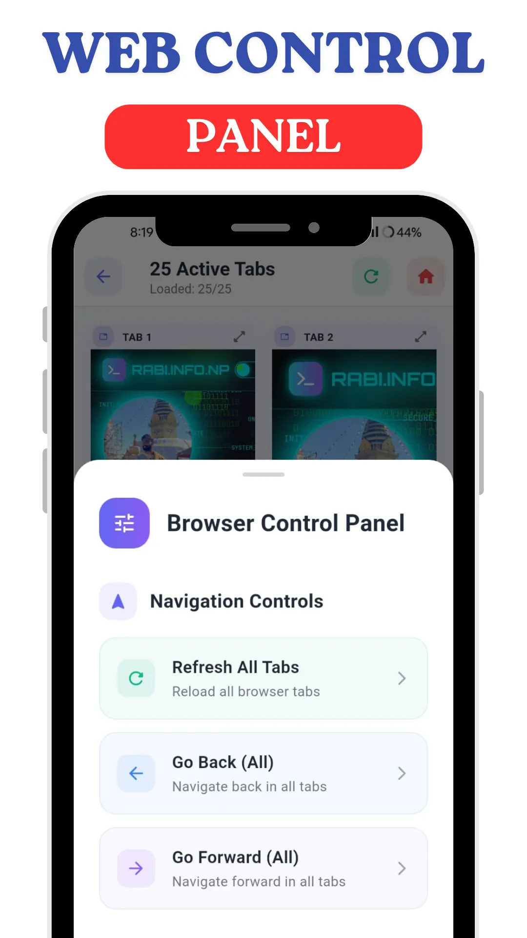 TabX: Multi Screen Browser | Indus Appstore | Screenshot