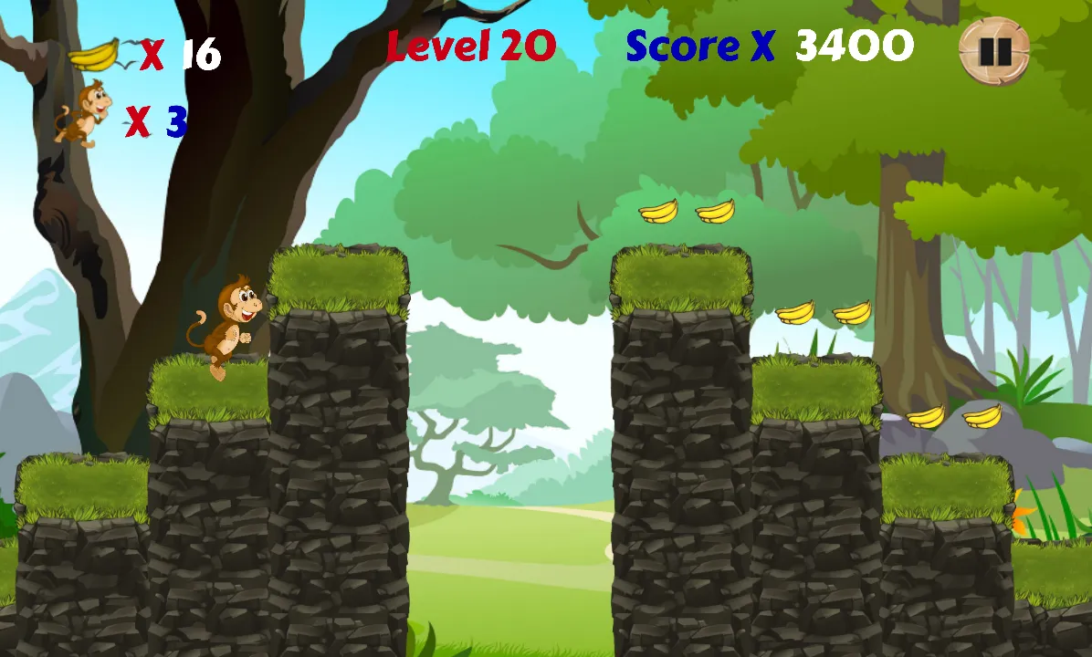 Jungle Monkey Run | Indus Appstore | Screenshot