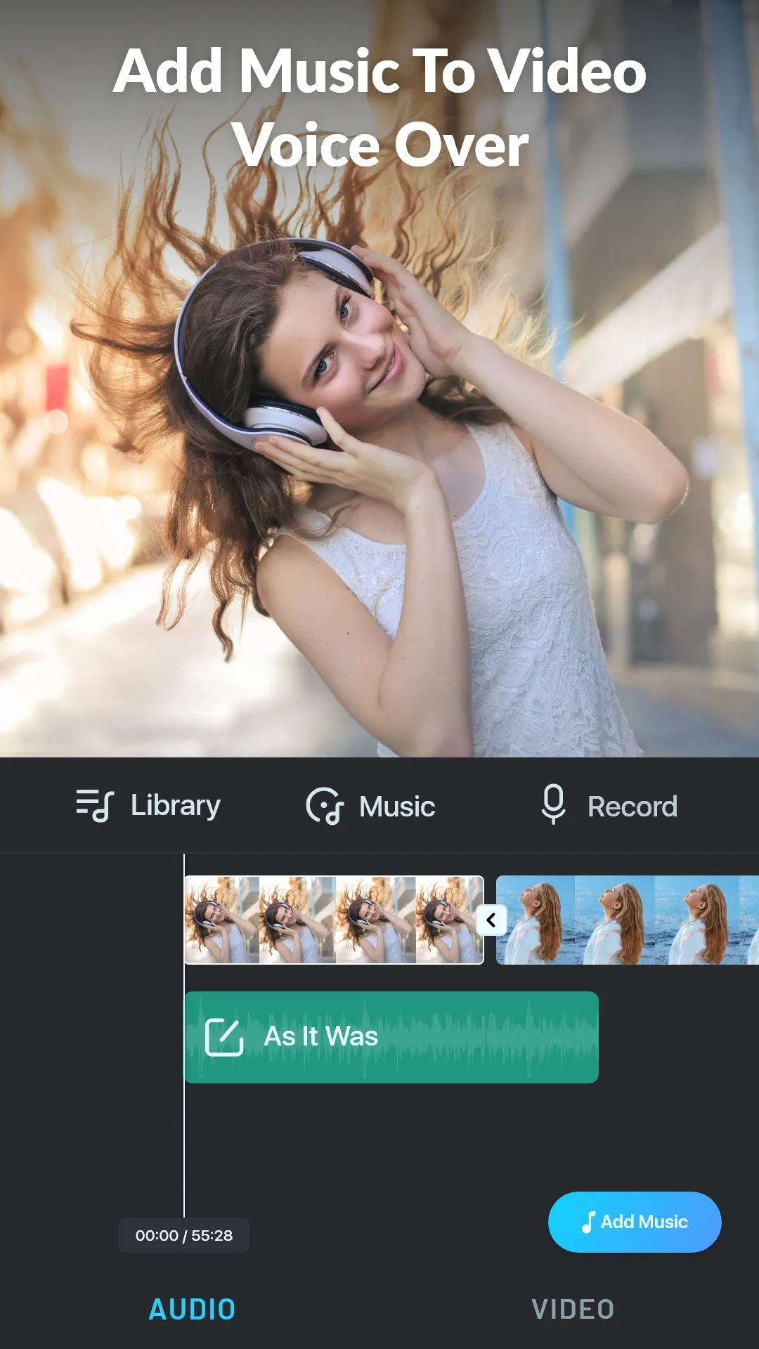 Add Music & Audio to Video | Indus Appstore | Screenshot