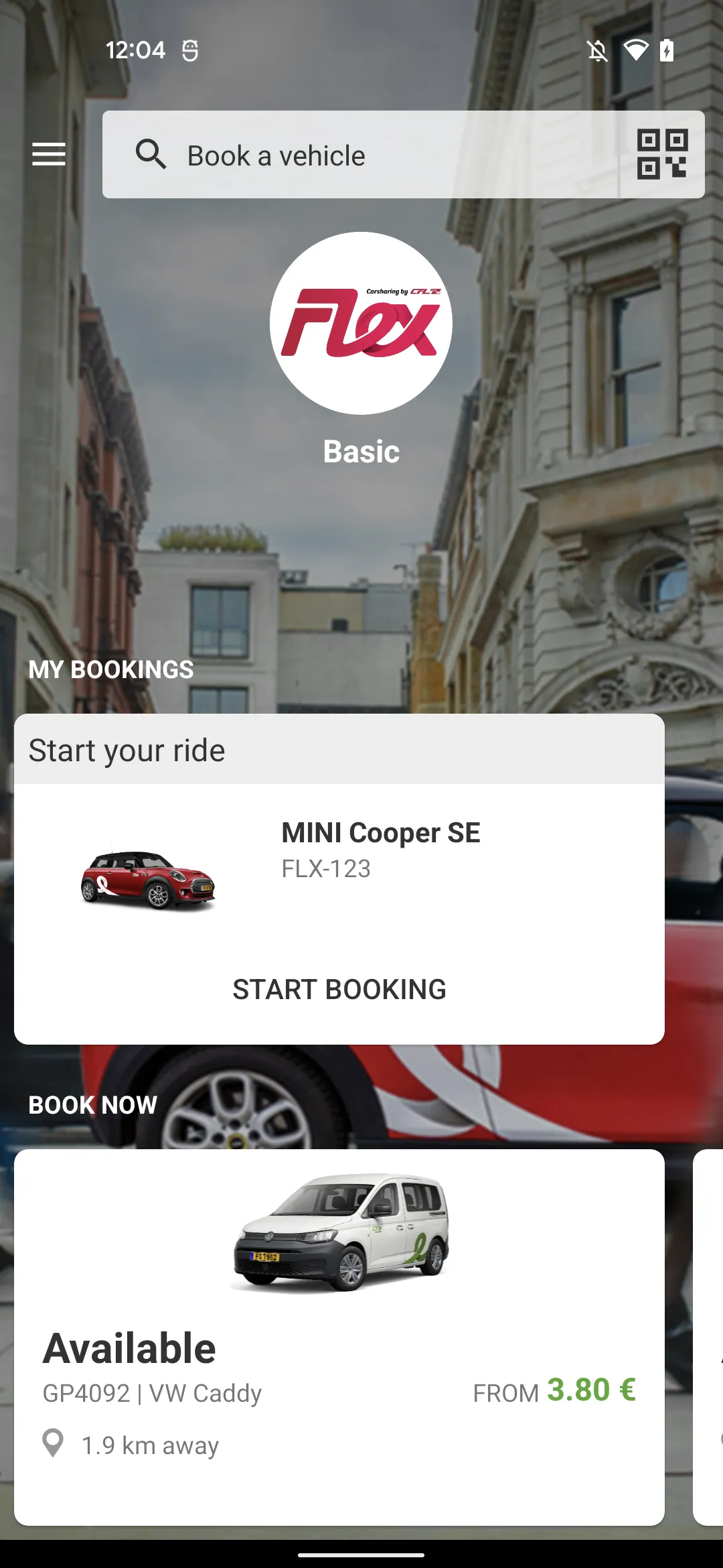 FLEX Carsharing | Indus Appstore | Screenshot