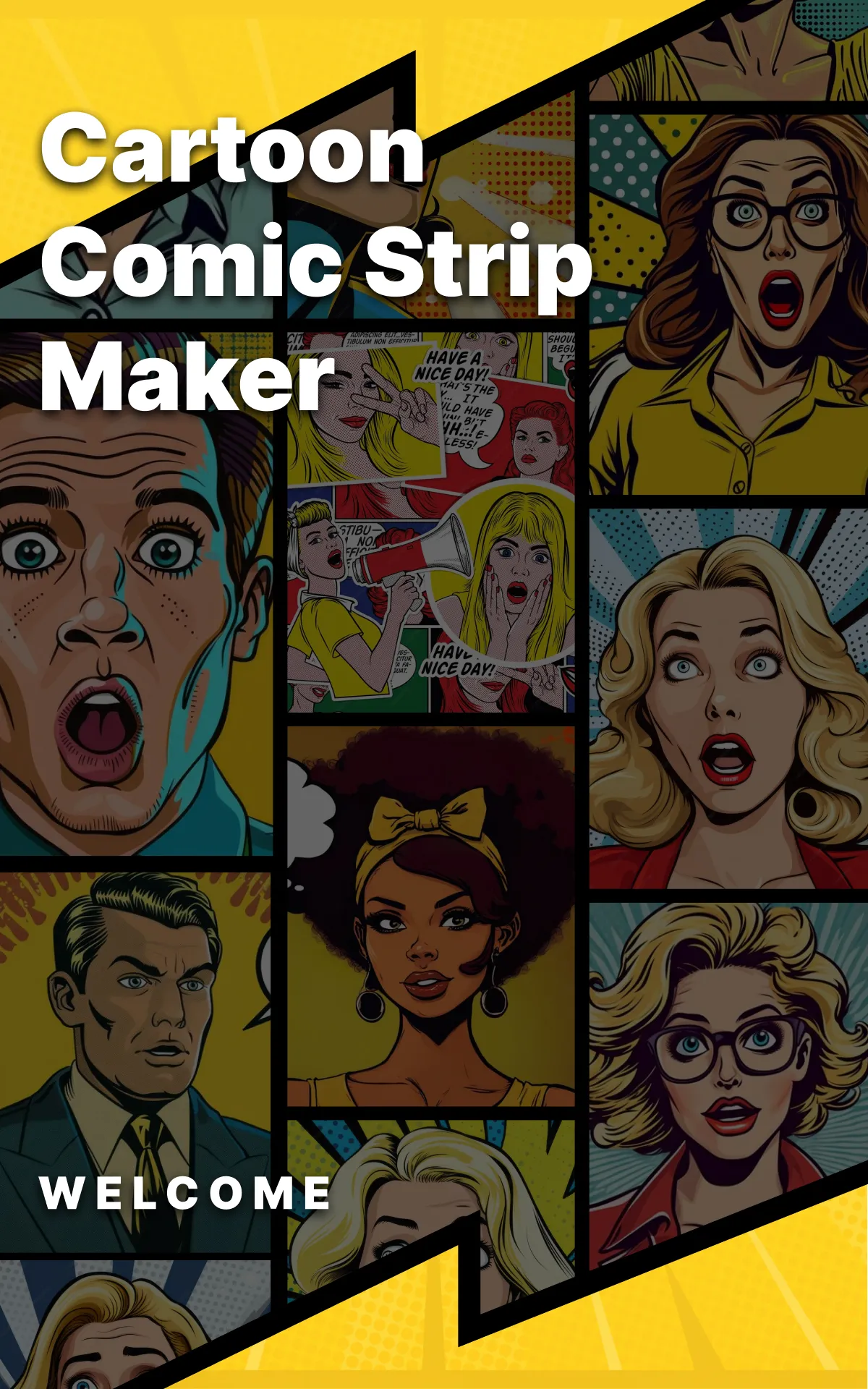 Cartoon Comic Strip Maker | Indus Appstore | Screenshot