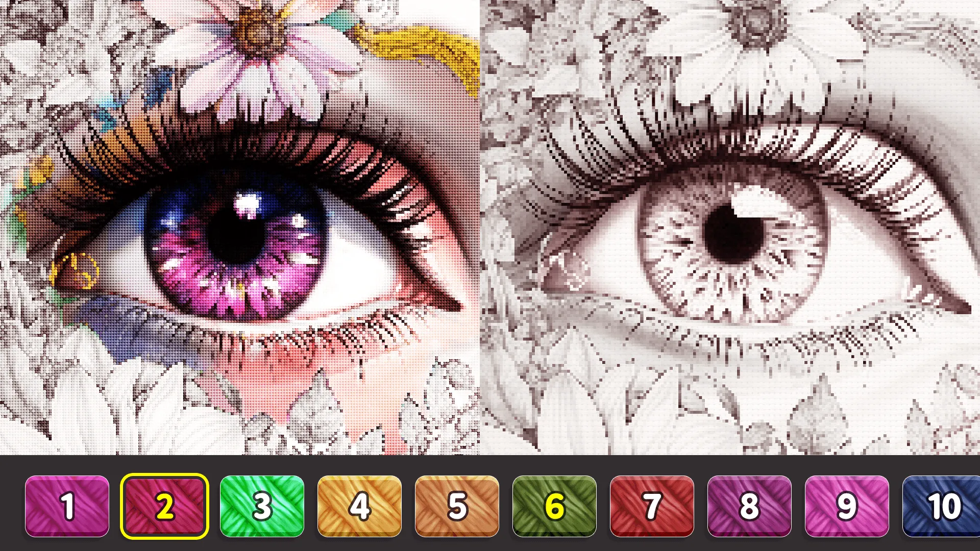 Cross Stitch: Color by Number | Indus Appstore | Screenshot