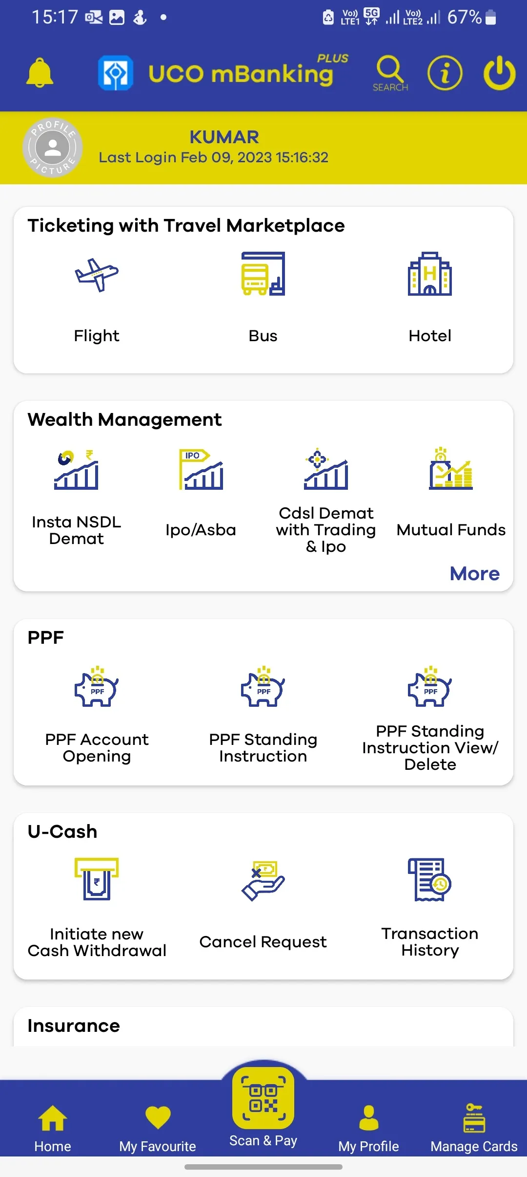 UCO mBanking Plus | Indus Appstore | Screenshot