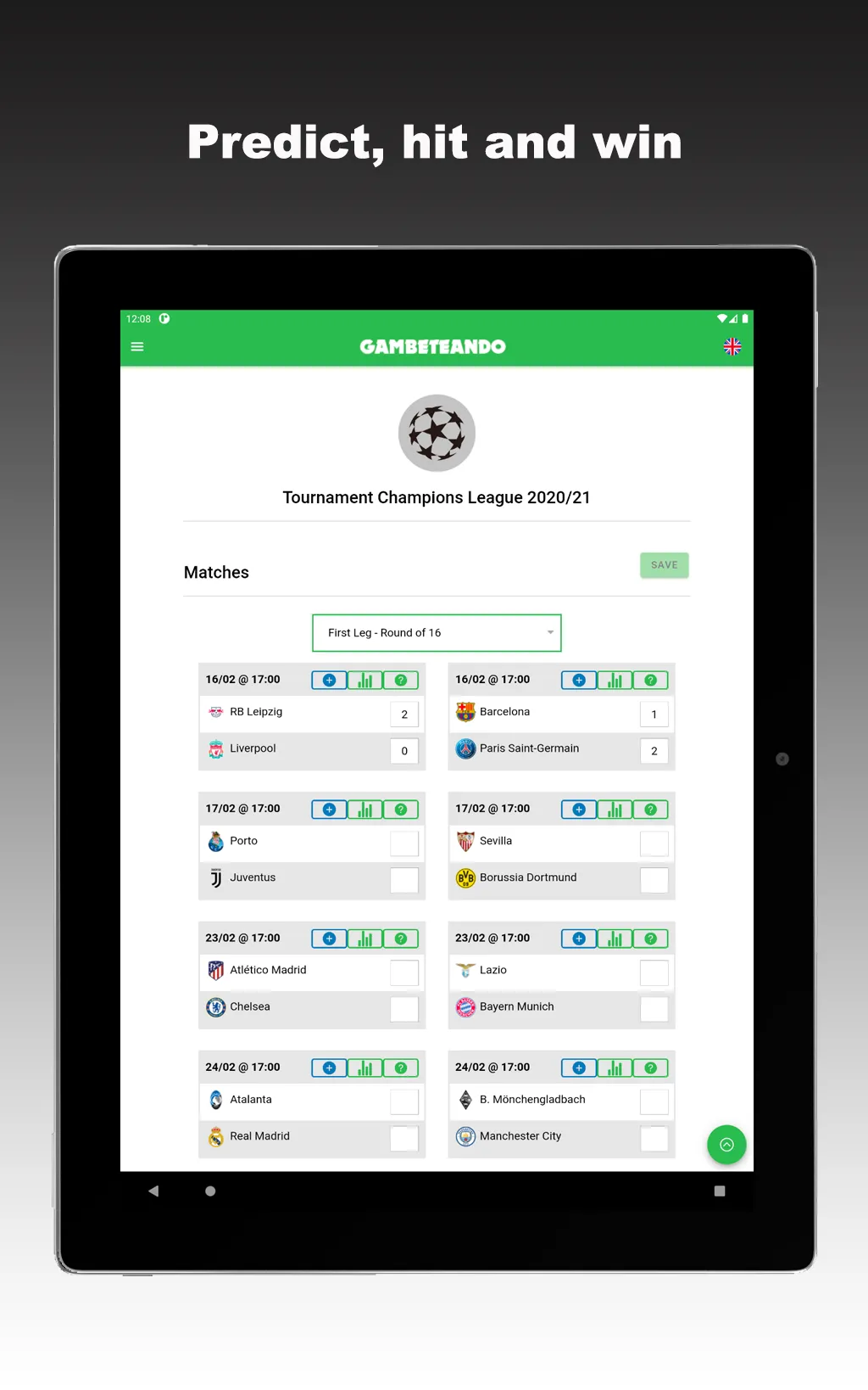 Gambeteando - Sports forecast  | Indus Appstore | Screenshot