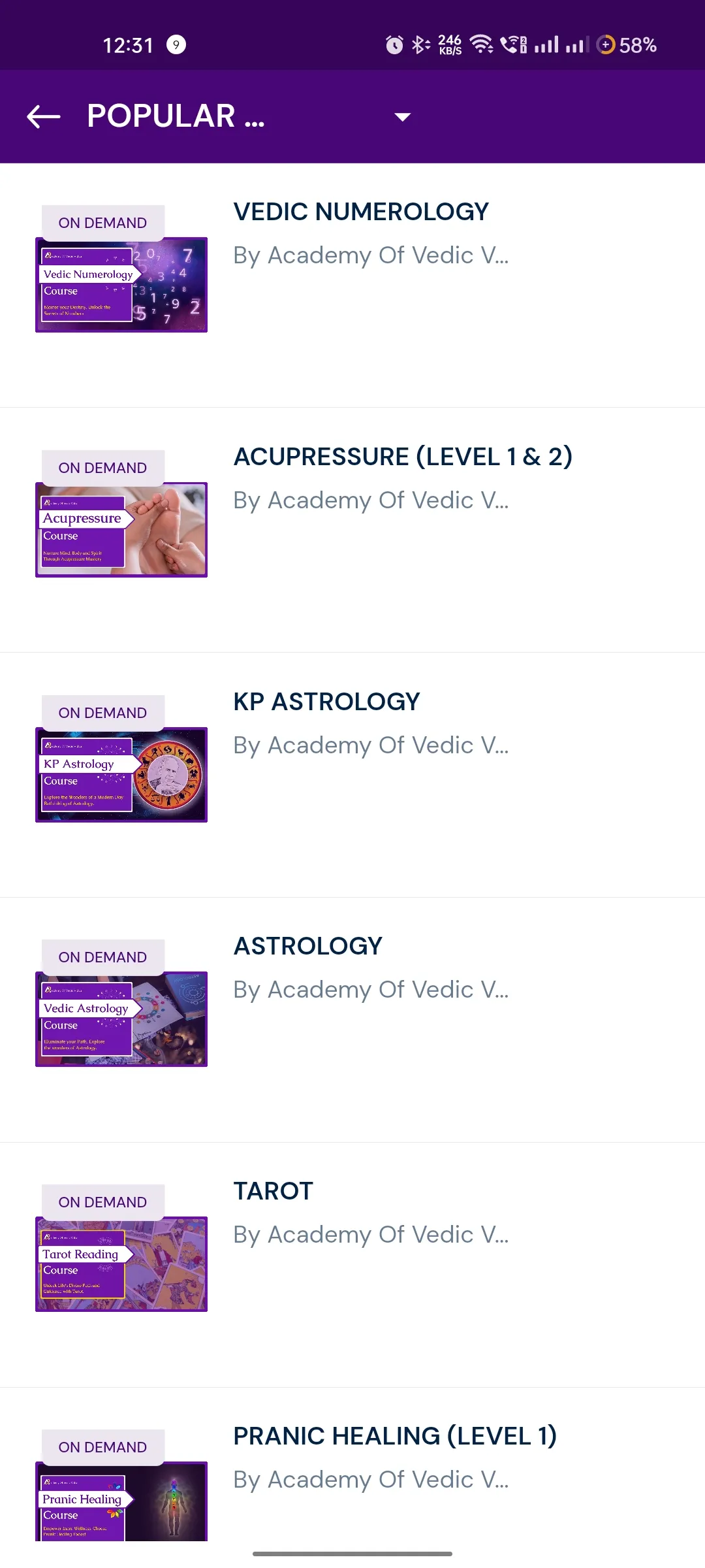 Academy Of Vedic Vidya | Indus Appstore | Screenshot