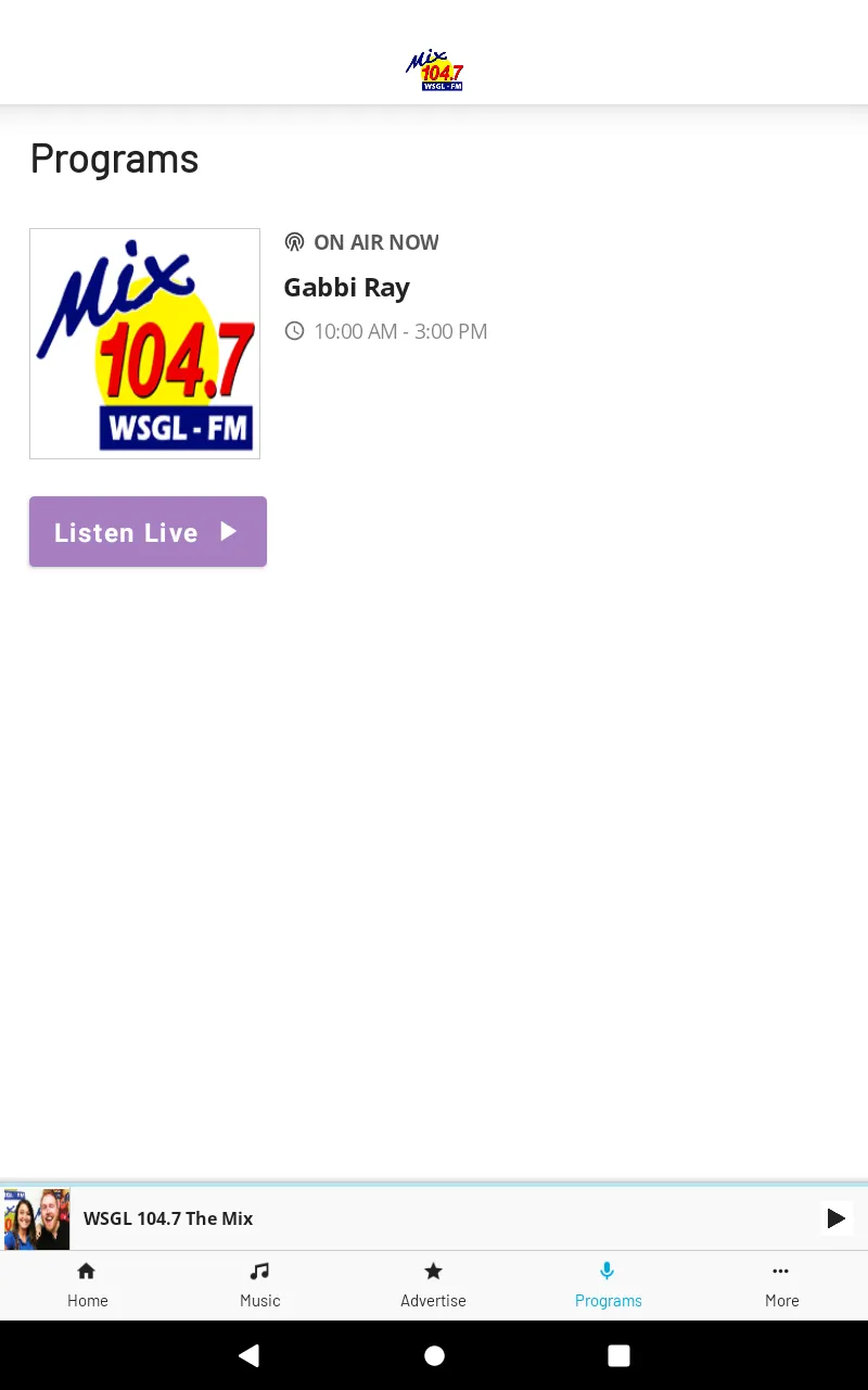 104.7 The Mix | Indus Appstore | Screenshot