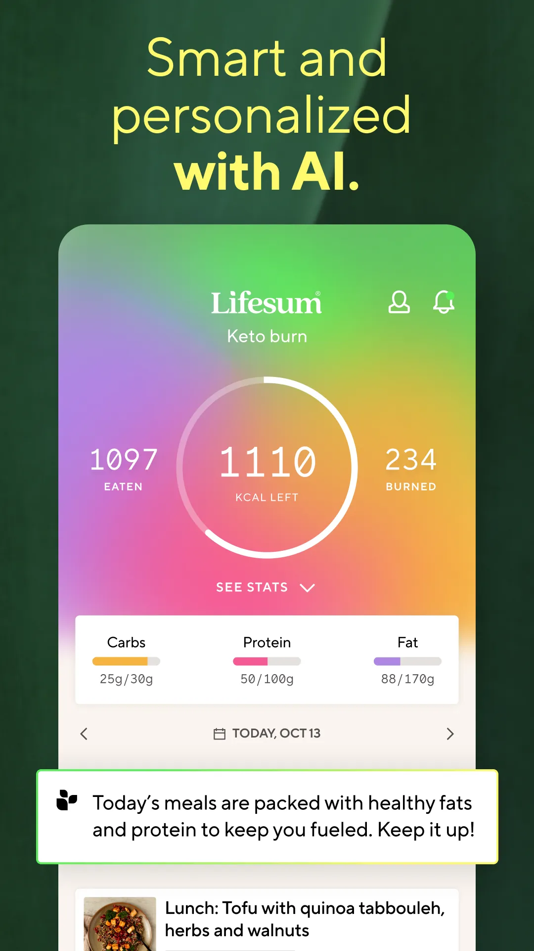 Lifesum: AI Calorie Tracker | Indus Appstore | Screenshot
