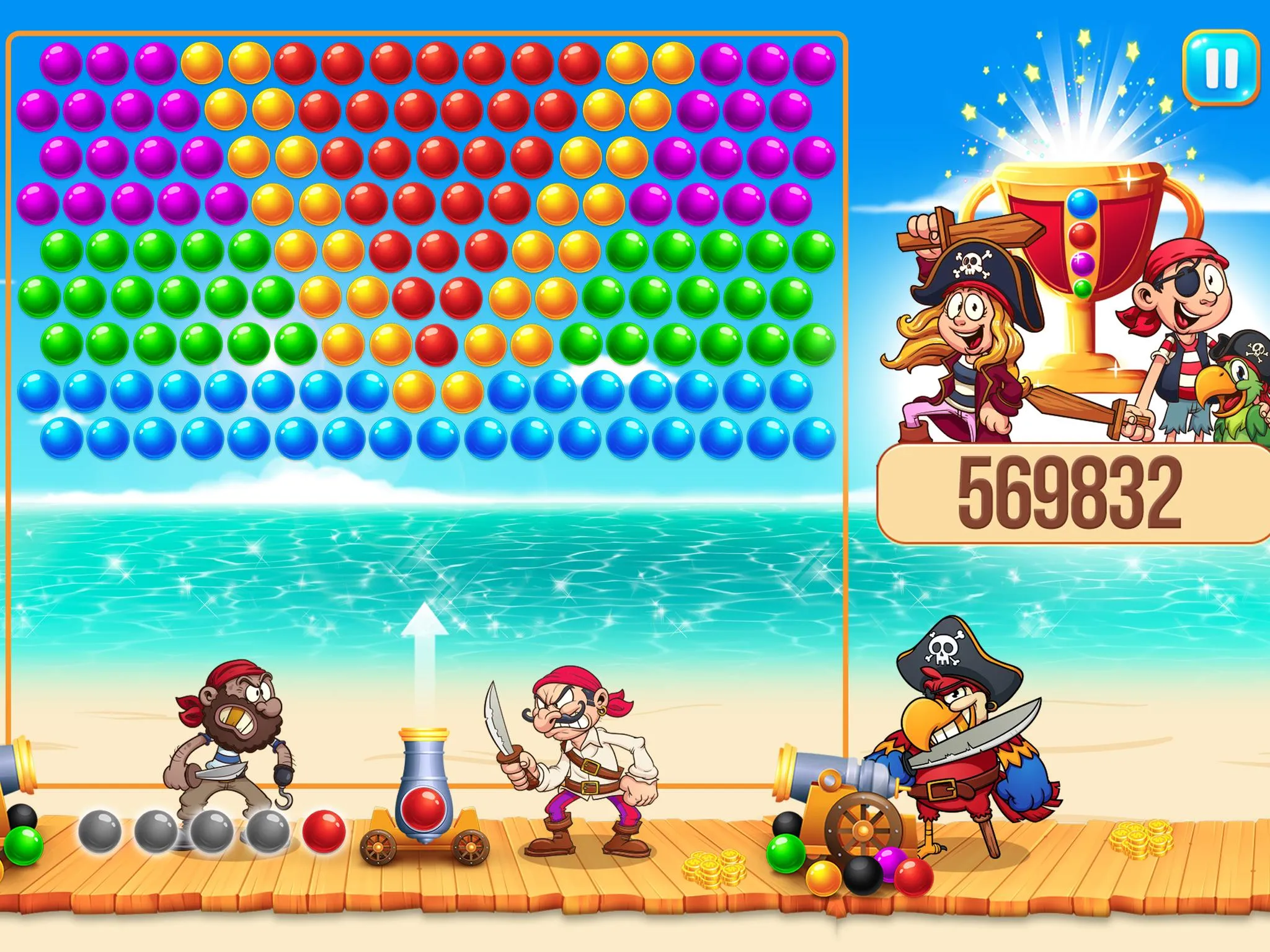 Bubble Pirate Shooter | Indus Appstore | Screenshot