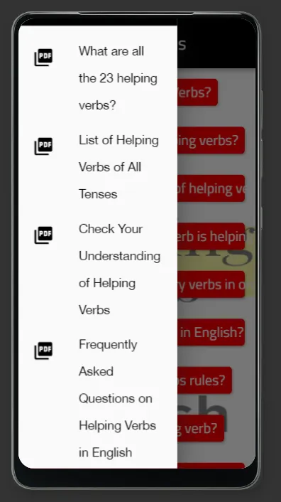 helping verbs | Indus Appstore | Screenshot