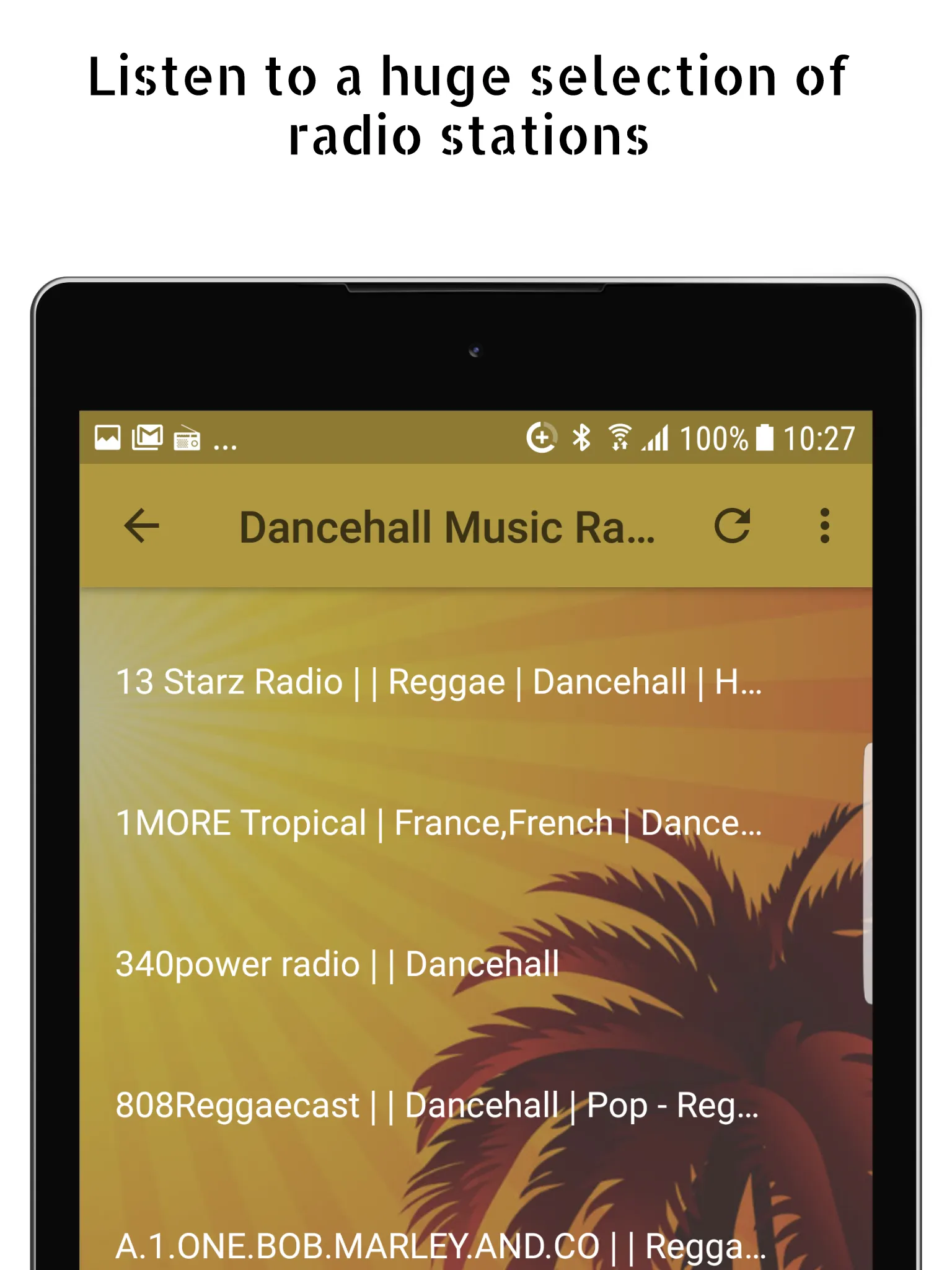 Dancehall Music Radio Stations | Indus Appstore | Screenshot