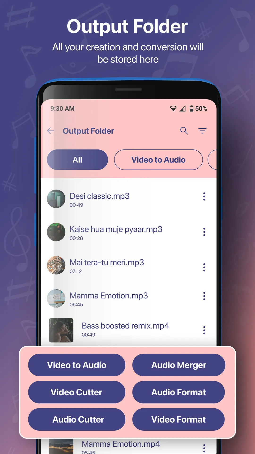 Video to Audio Converter 2023 | Indus Appstore | Screenshot