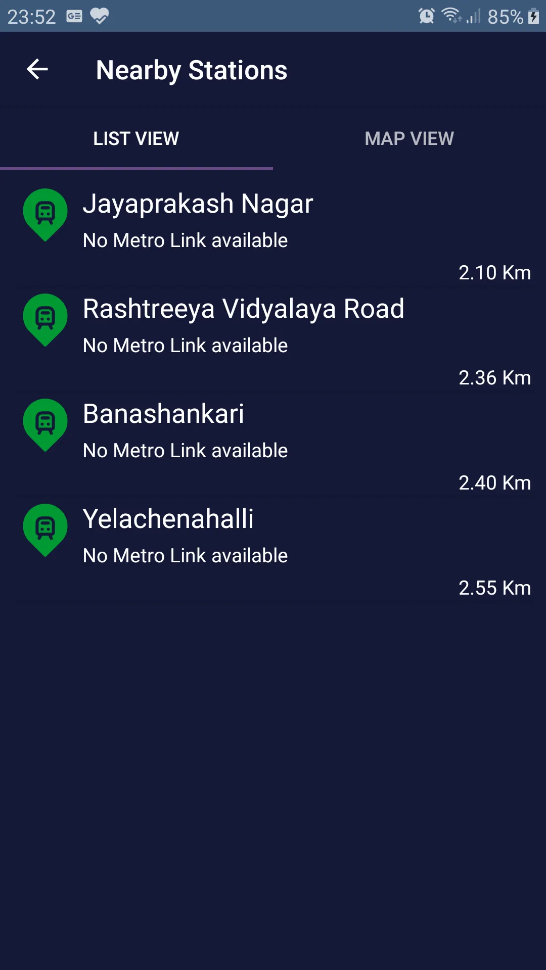 Bangalore City Metro | Indus Appstore | Screenshot