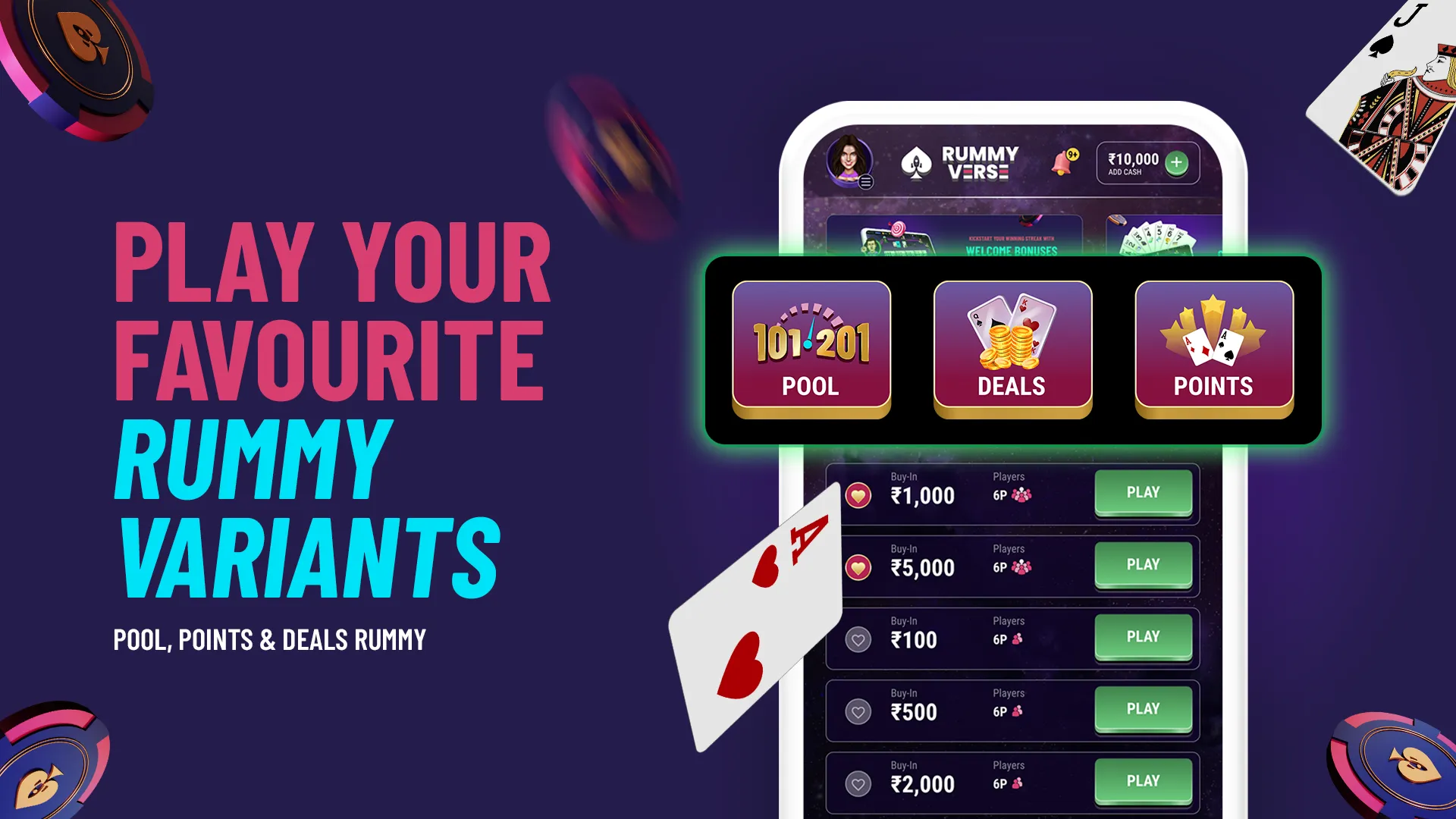 RummyVerse - Online Cash Rummy | Indus Appstore | Screenshot