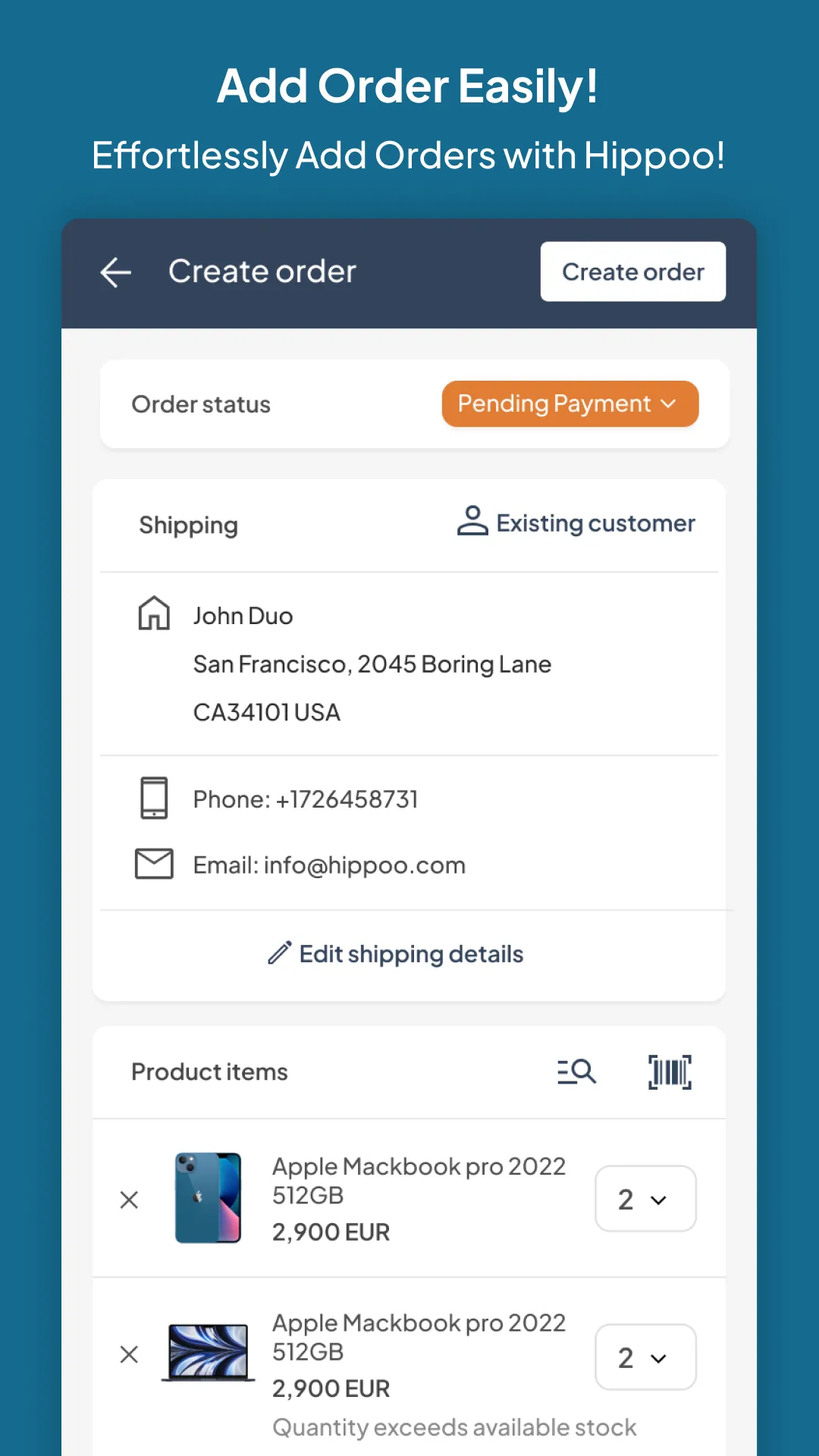 Hippoo Woocommerce Manager | Indus Appstore | Screenshot