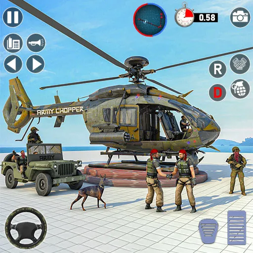 Army Passenger Jeep Driving 3D | Indus Appstore | Screenshot