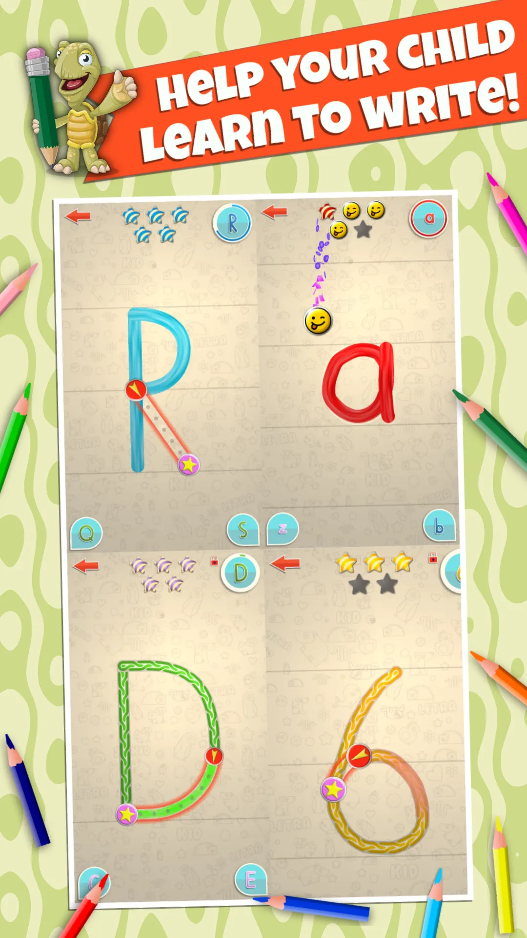 LetraKid: Writing ABC for Kids | Indus Appstore | Screenshot