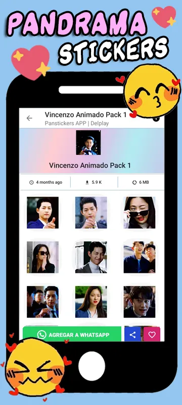 Panstickers Dramas - WASticker | Indus Appstore | Screenshot