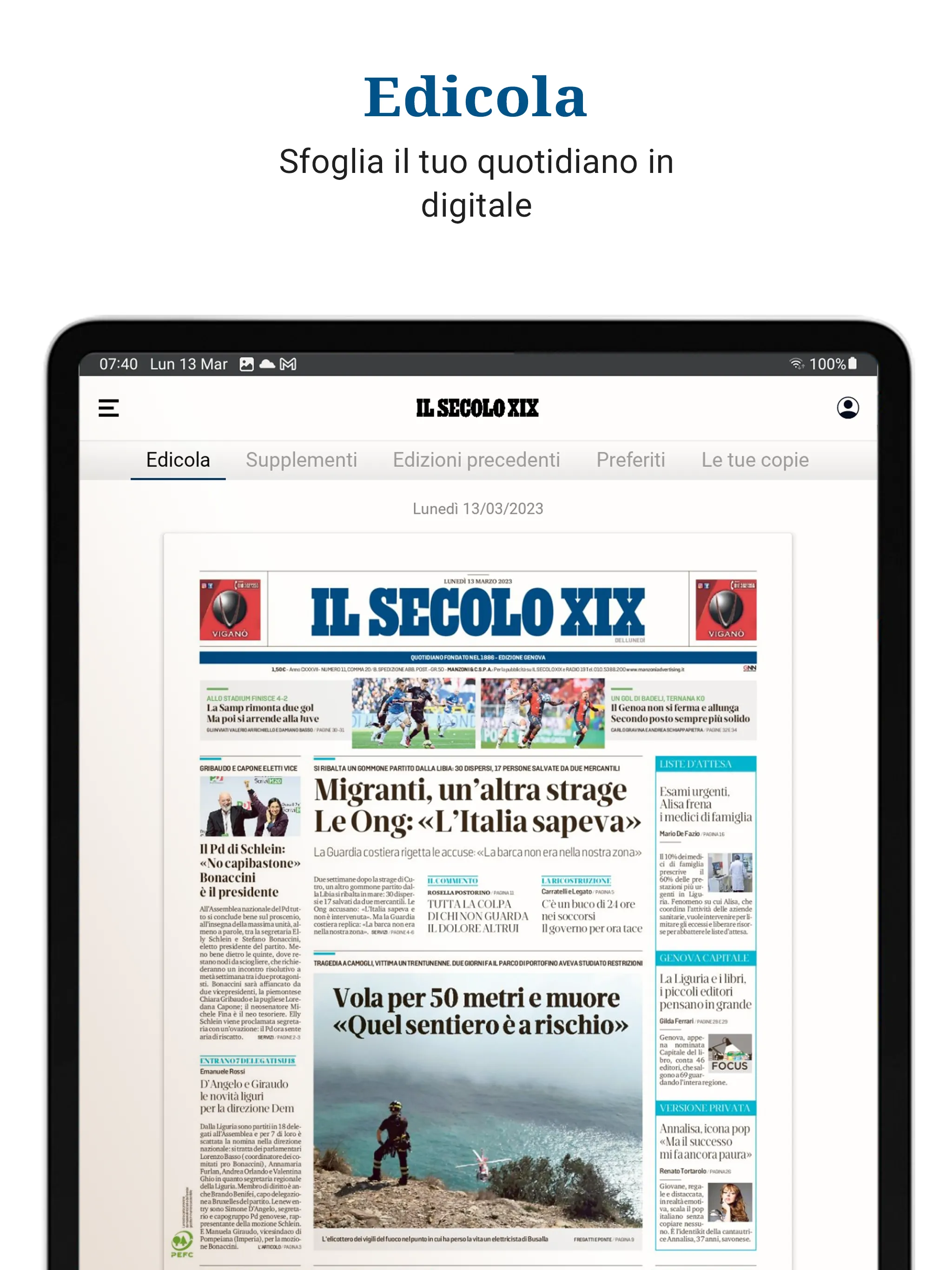 Il Secolo XIX | Indus Appstore | Screenshot