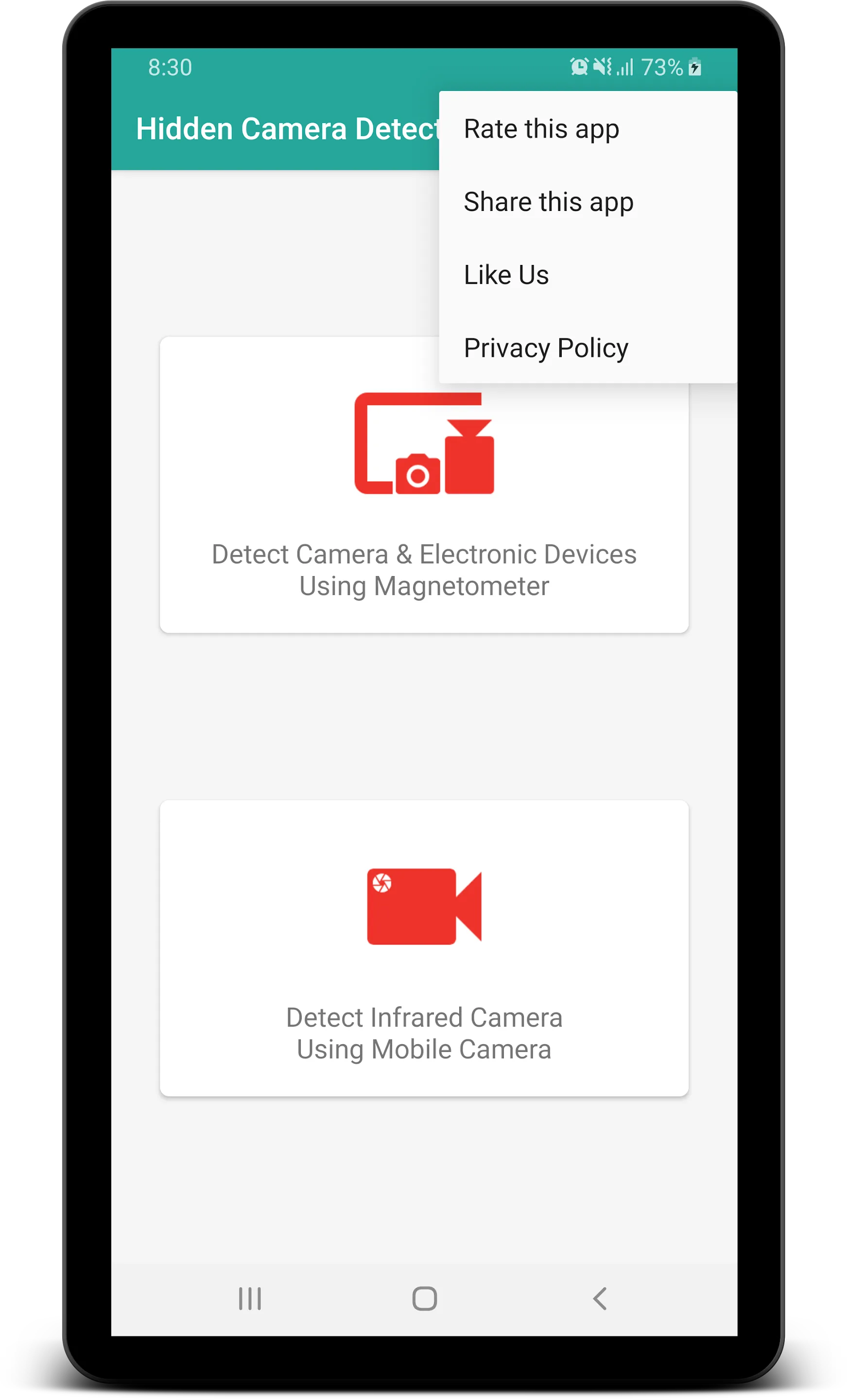 Hidden Camera Detector: Bug Fi | Indus Appstore | Screenshot