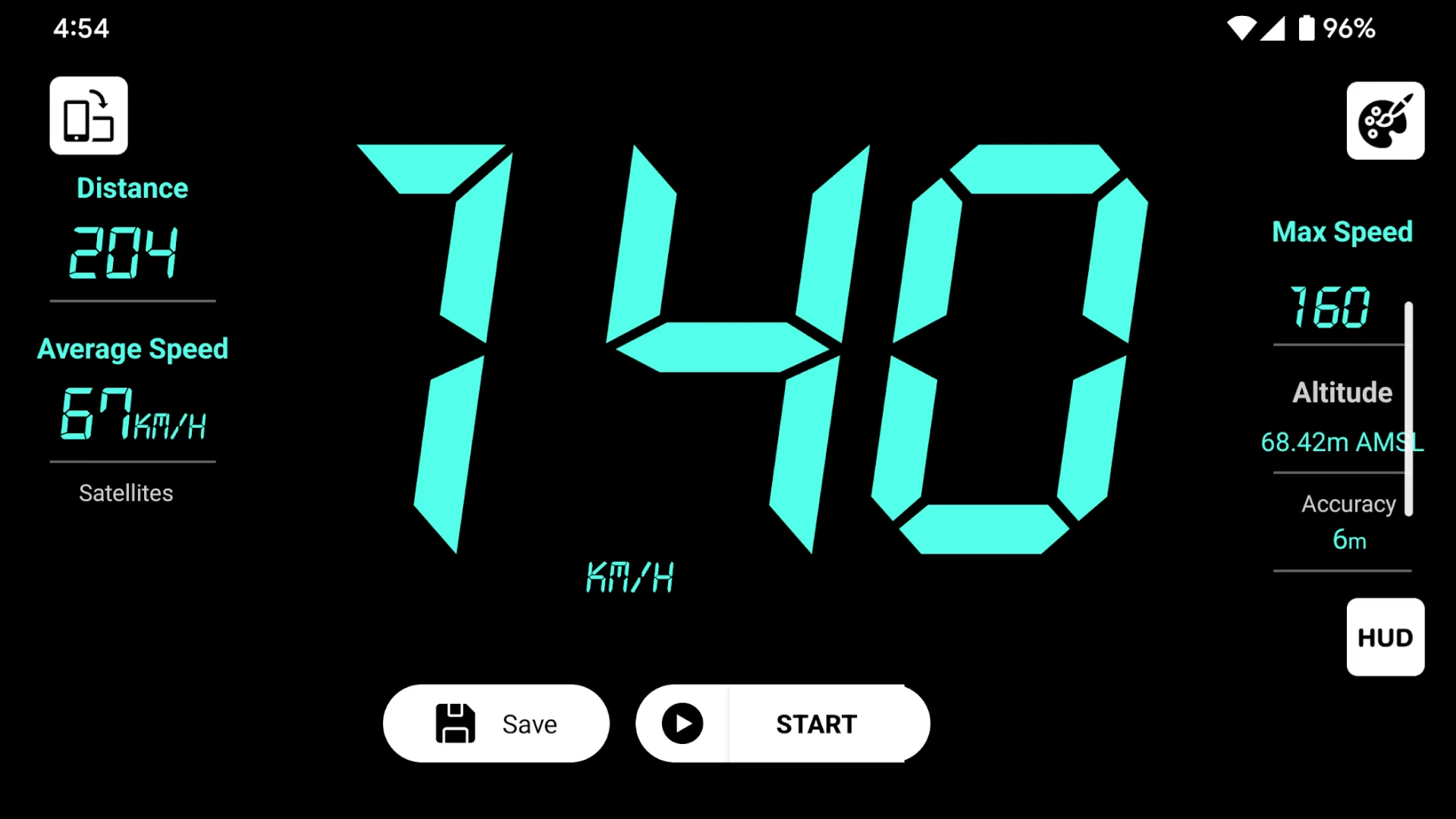 Speedometer - GPS Speed Meter | Indus Appstore | Screenshot