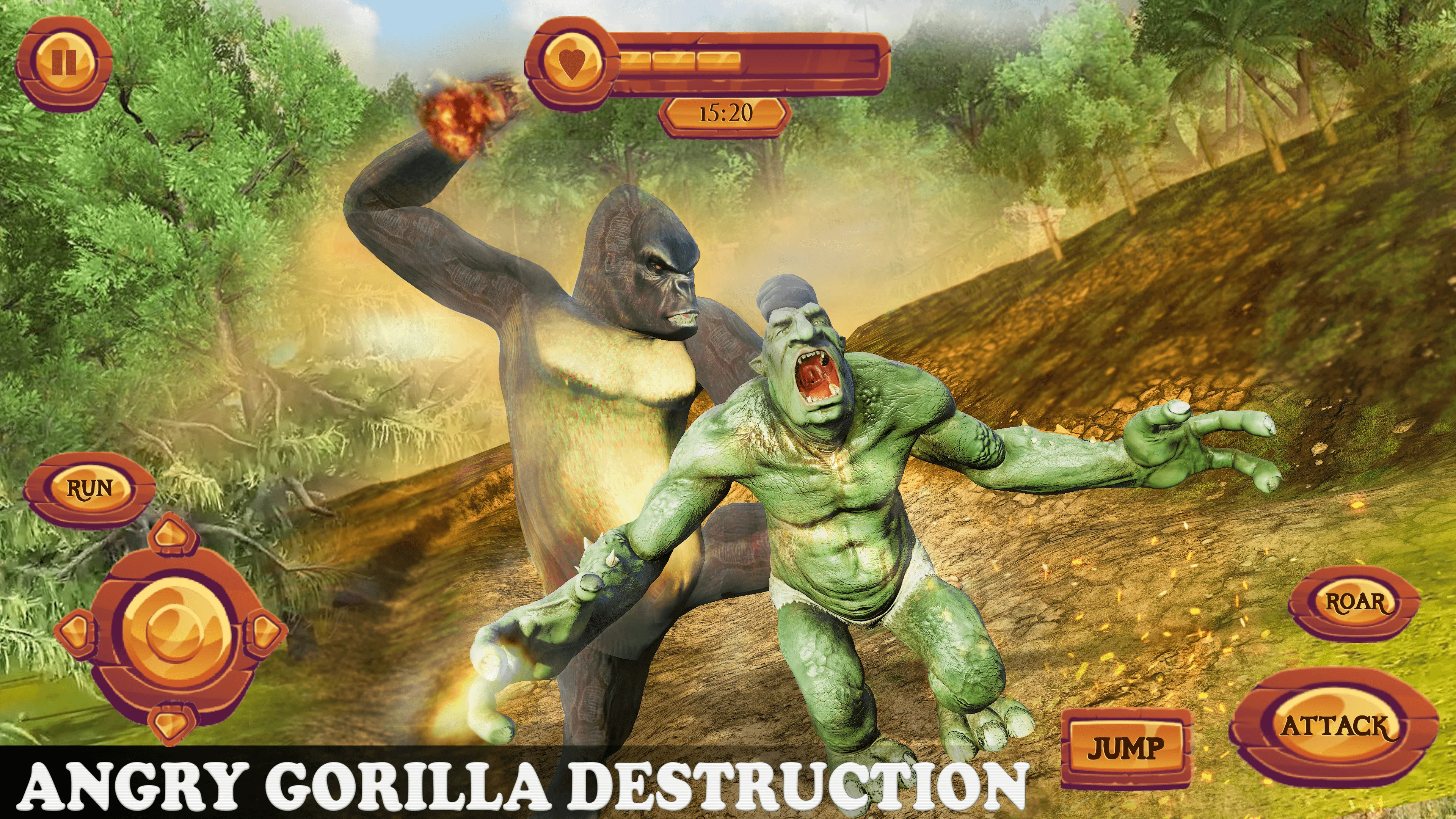 Wild Forest Gorilla Games | Indus Appstore | Screenshot