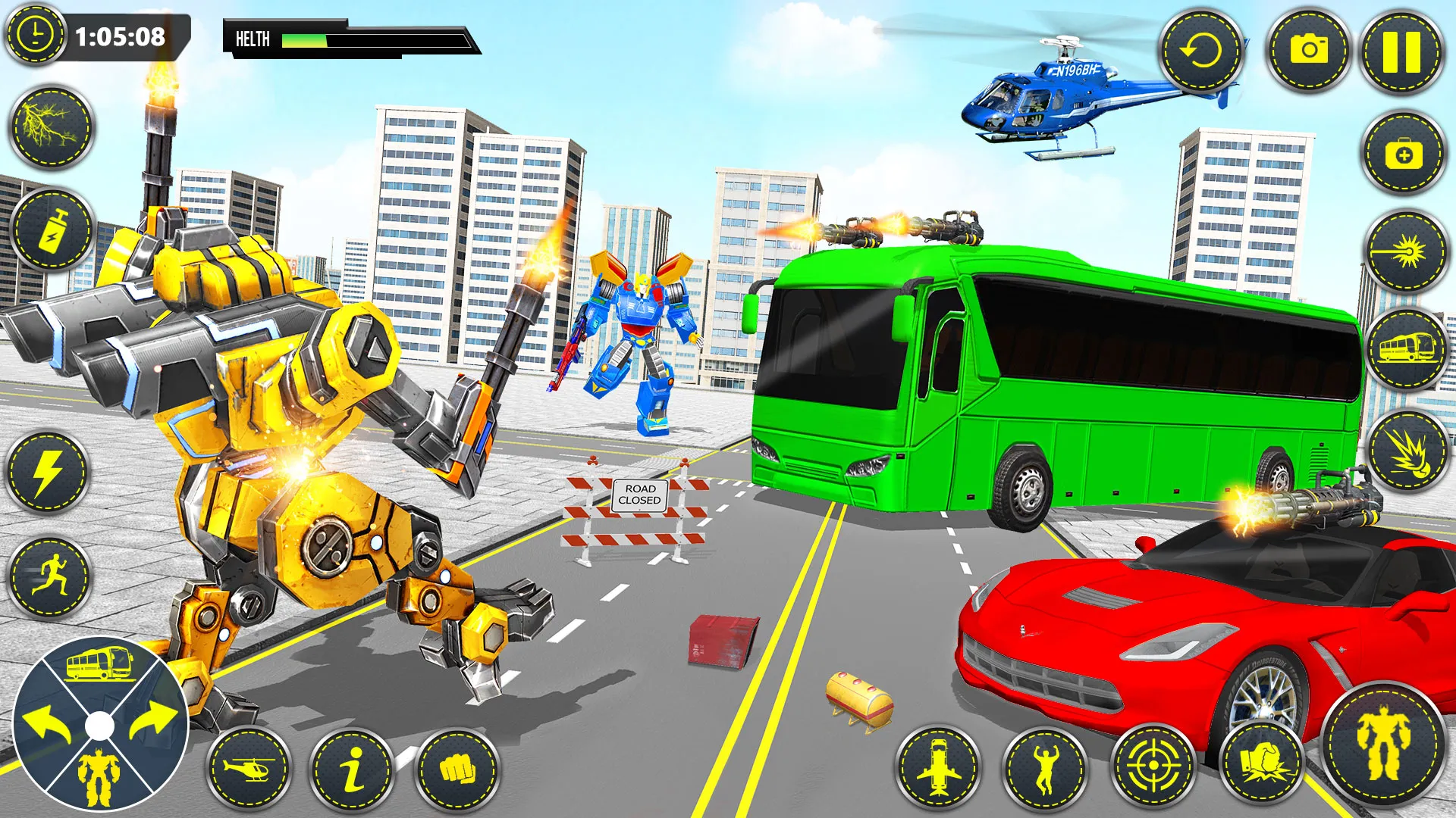 School Bus Robot Car Game | Indus Appstore | Screenshot