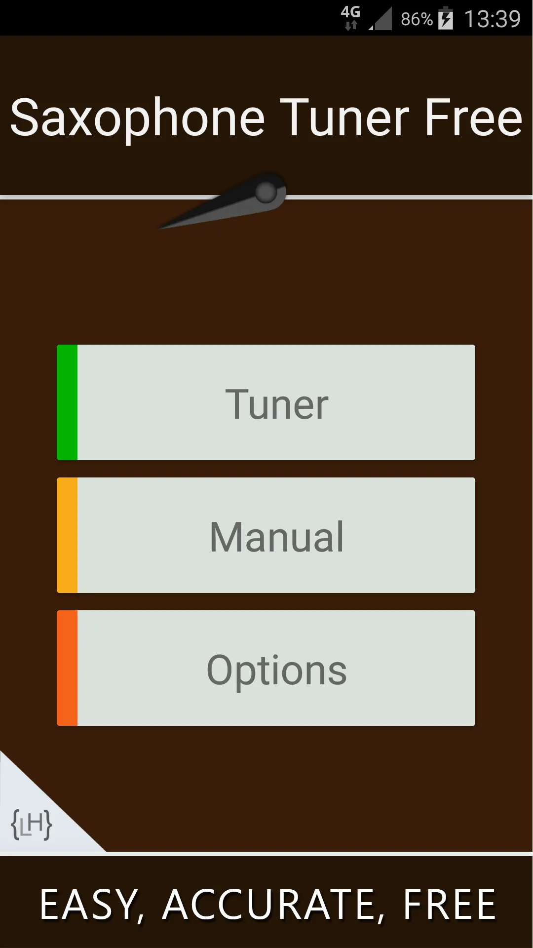 Saxophone Tuner | Indus Appstore | Screenshot