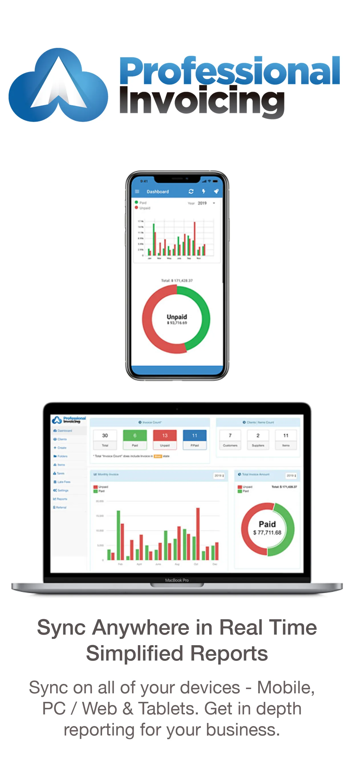 Professional Invoicing | Indus Appstore | Screenshot