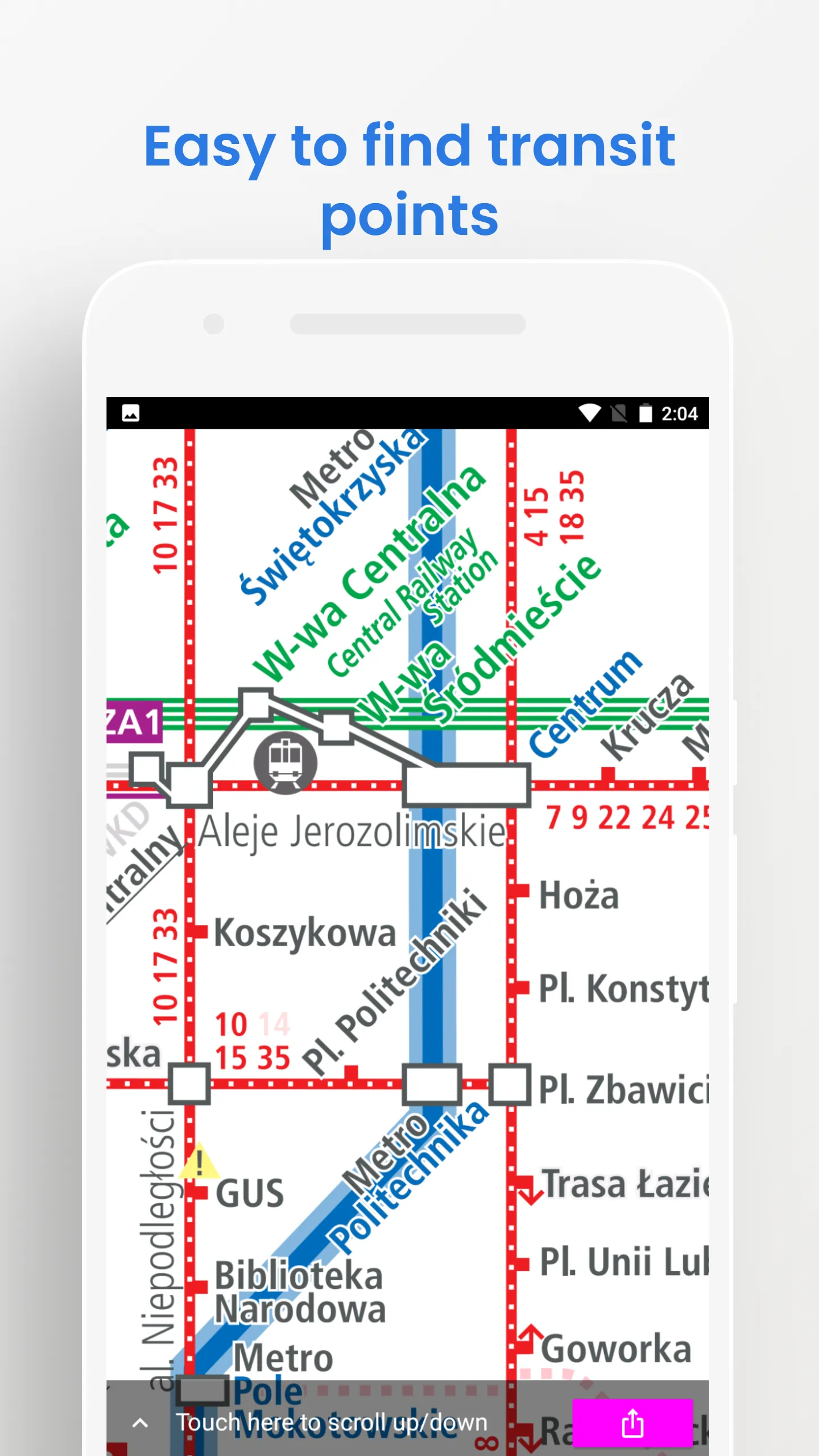 Warsaw Metro Bus Travel Guide | Indus Appstore | Screenshot