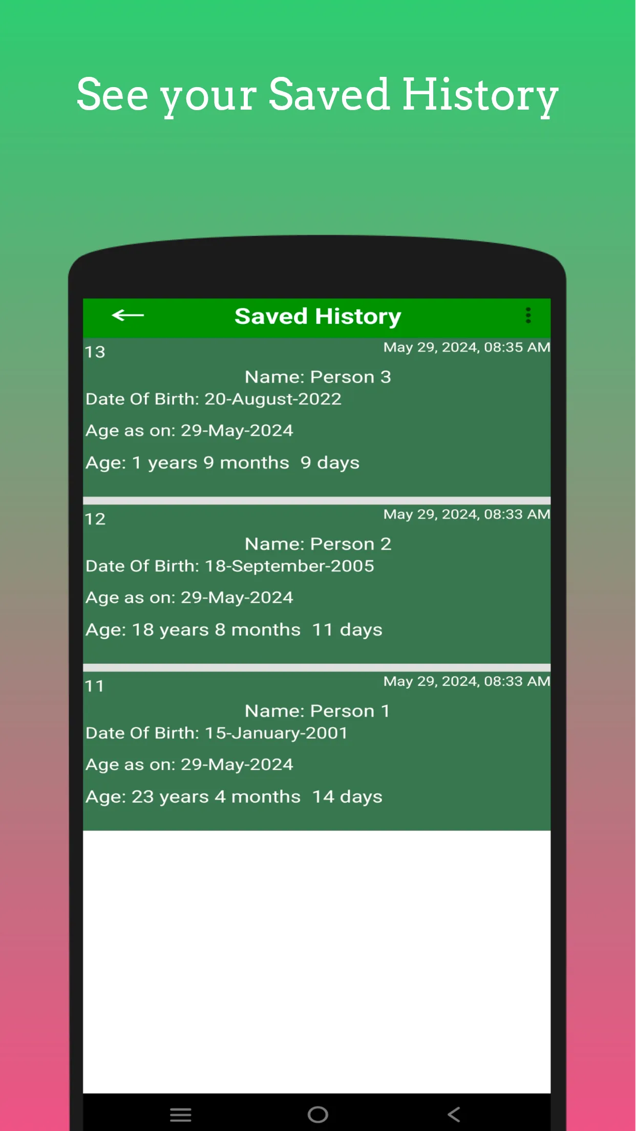 Age Calculator App | Indus Appstore | Screenshot