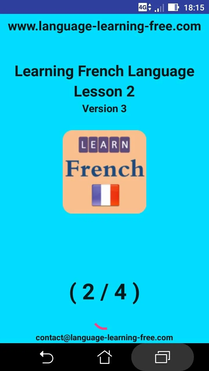 Learning French language (less | Indus Appstore | Screenshot