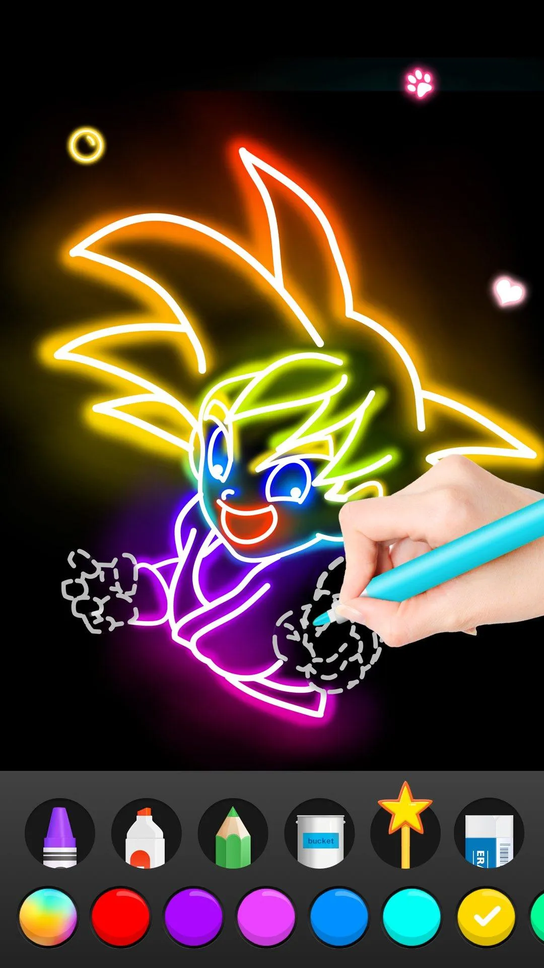 Draw Glow Comics | Indus Appstore | Screenshot