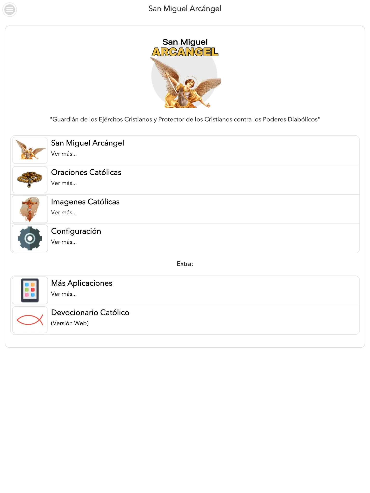 San Miguel Arcángel | Indus Appstore | Screenshot
