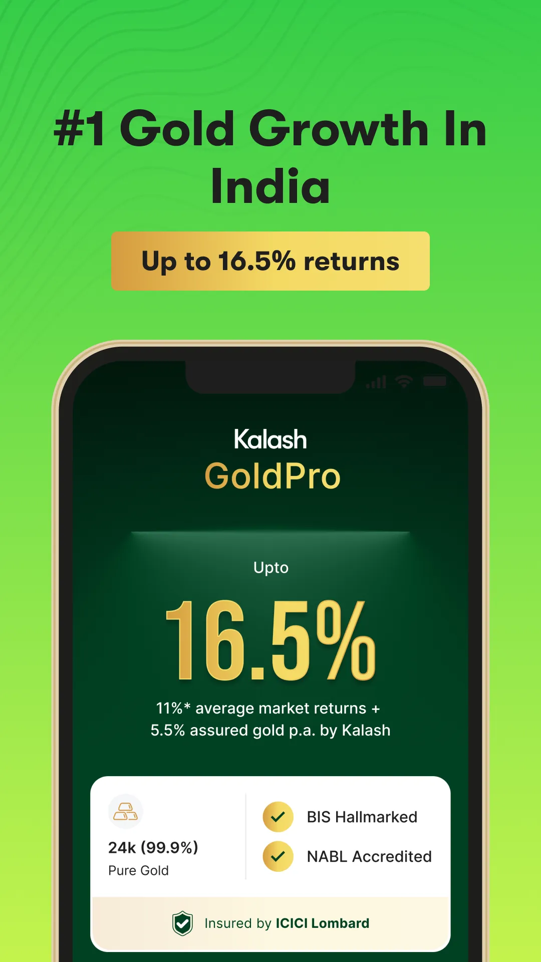 Kalash: Save in Digital Gold | Indus Appstore | Screenshot