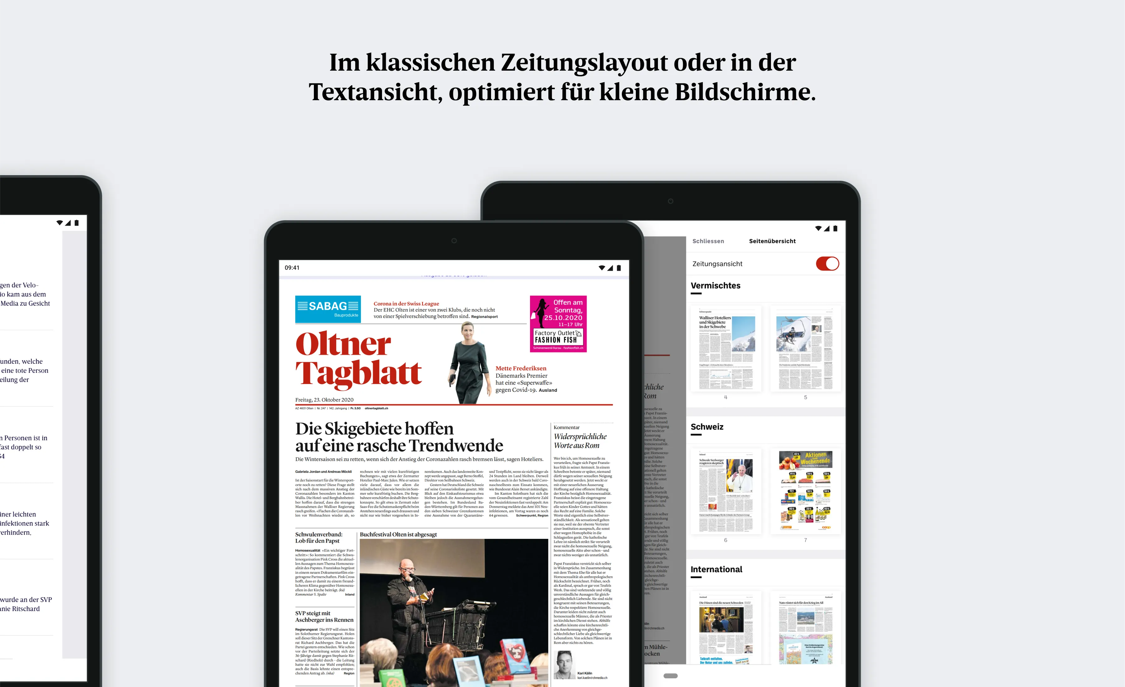 ot Oltner Tagblatt E-Paper | Indus Appstore | Screenshot