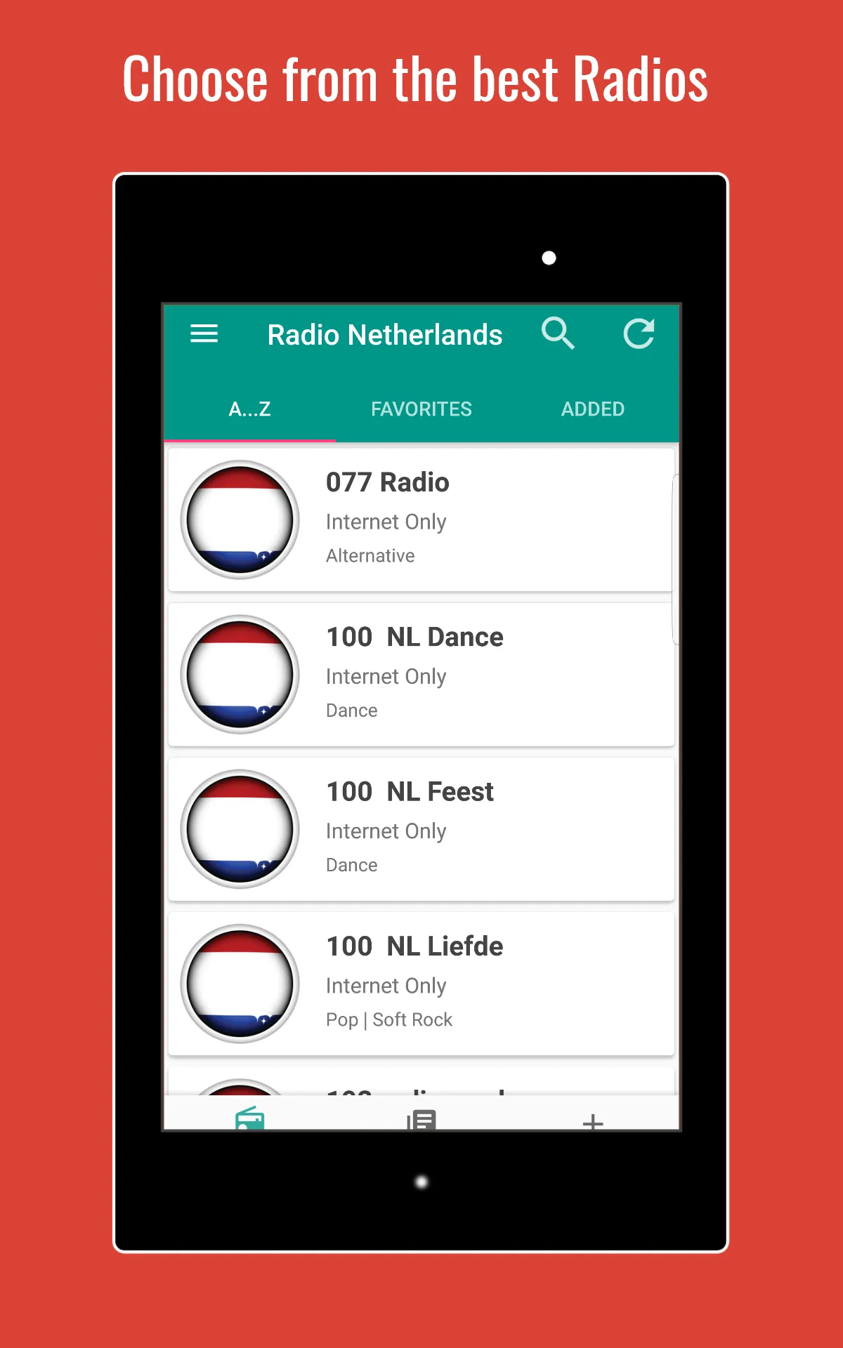 Radio Netherlands | Indus Appstore | Screenshot