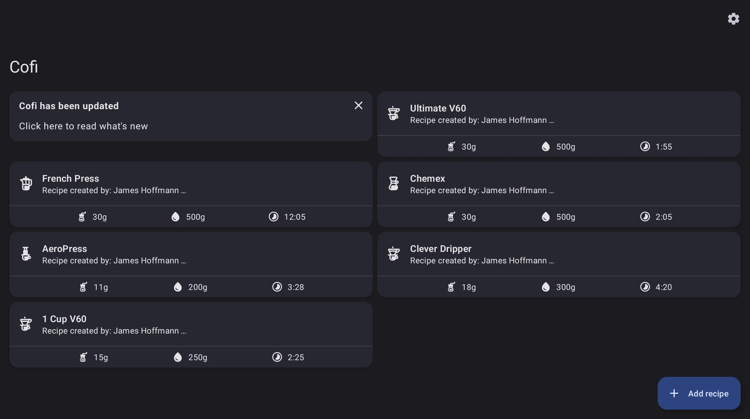 Cofi - Brew Timer | Indus Appstore | Screenshot