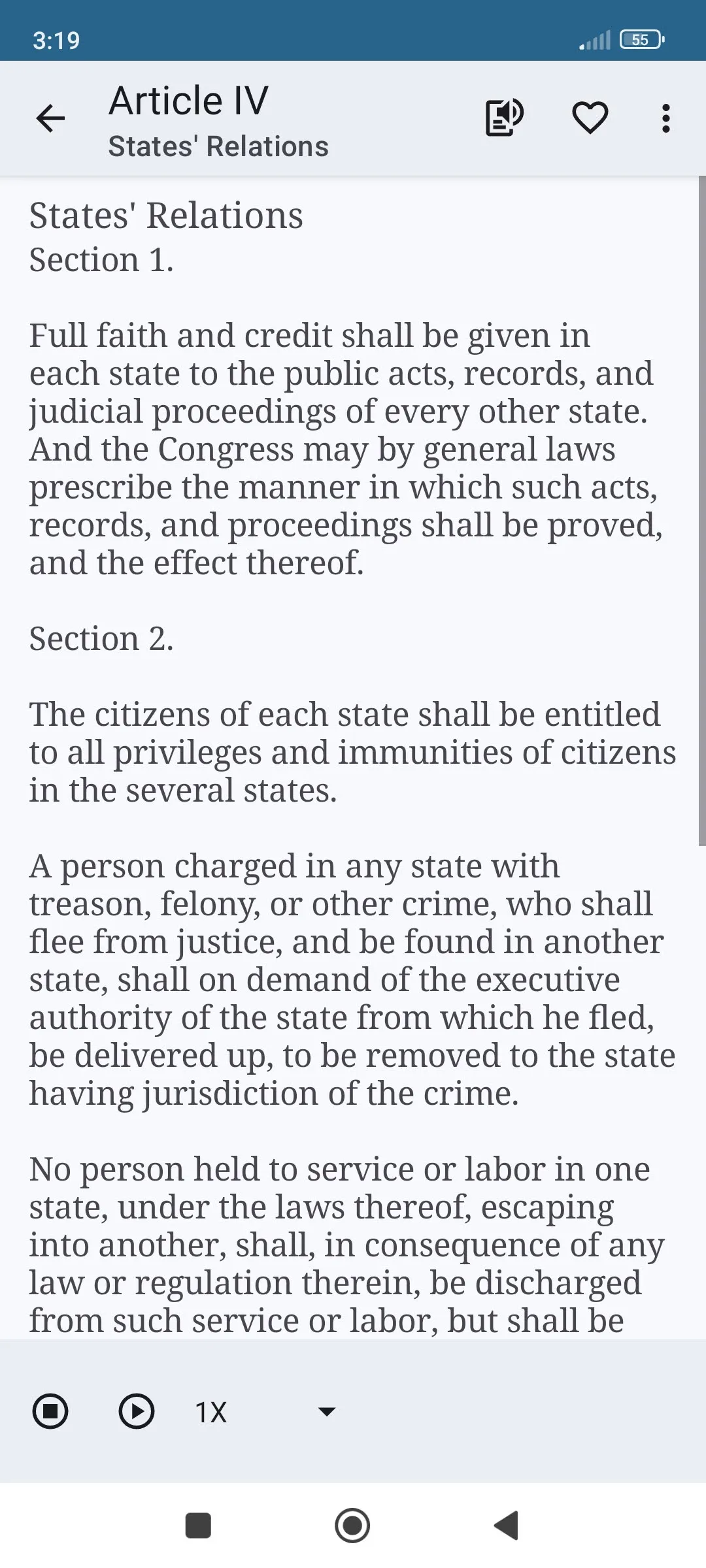 US Constitution | Indus Appstore | Screenshot