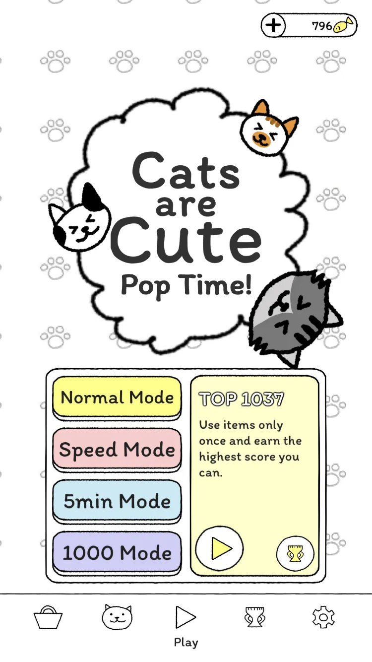 Cats are Cute: Pop Time! | Indus Appstore | Screenshot