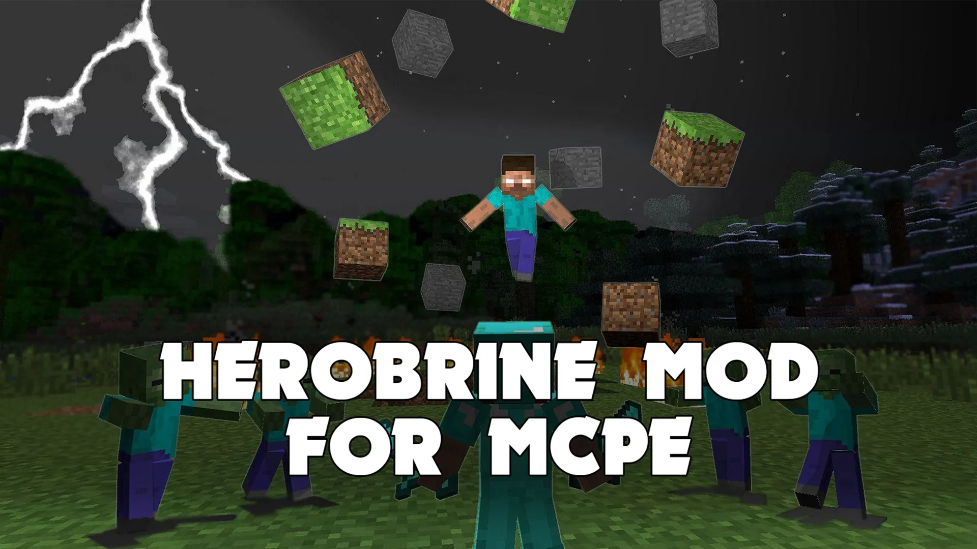 Herobrine Mod for Minecraft PE | Indus Appstore | Screenshot