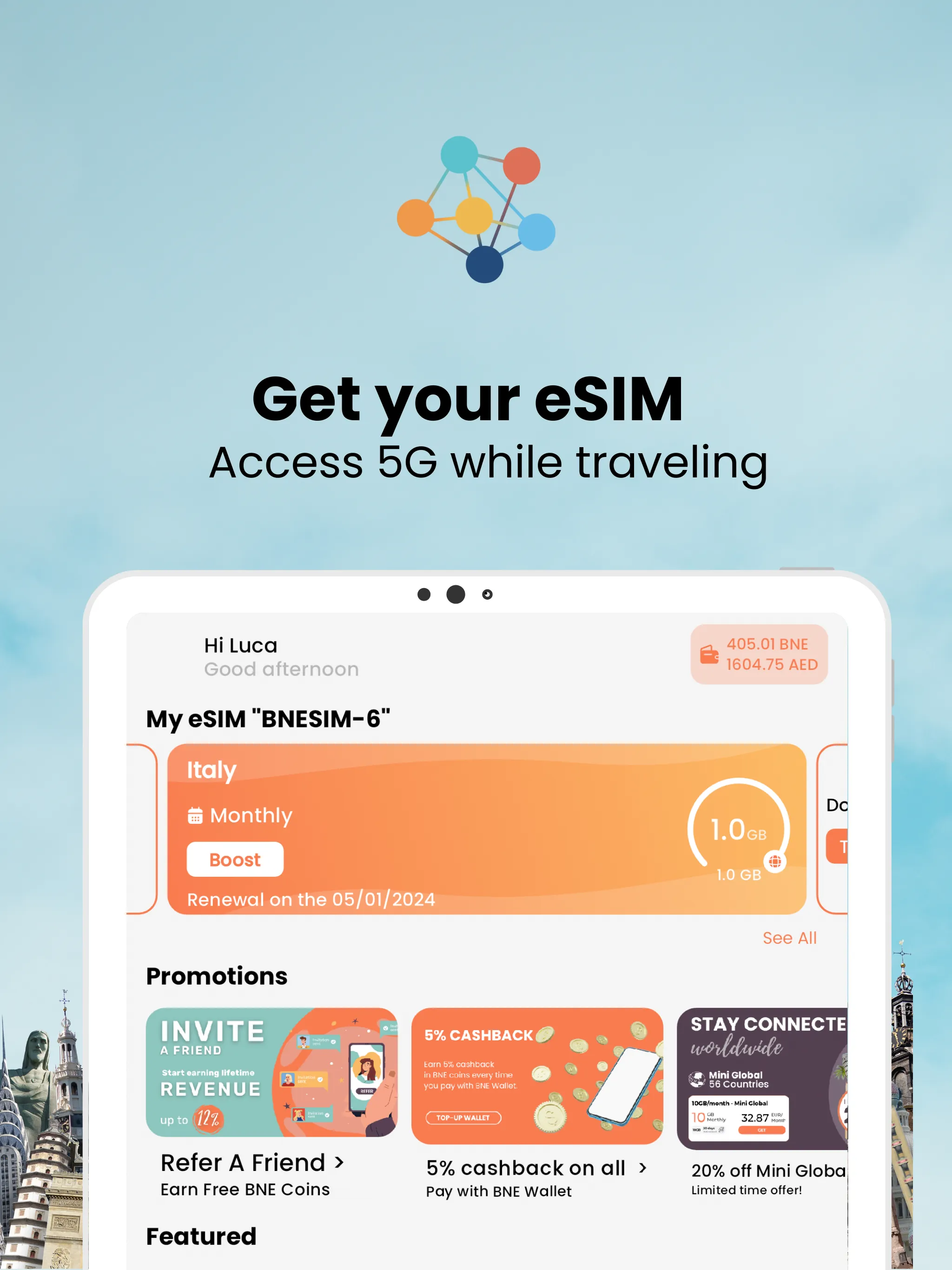 eSIM Mobile Data Packs: BNESIM | Indus Appstore | Screenshot