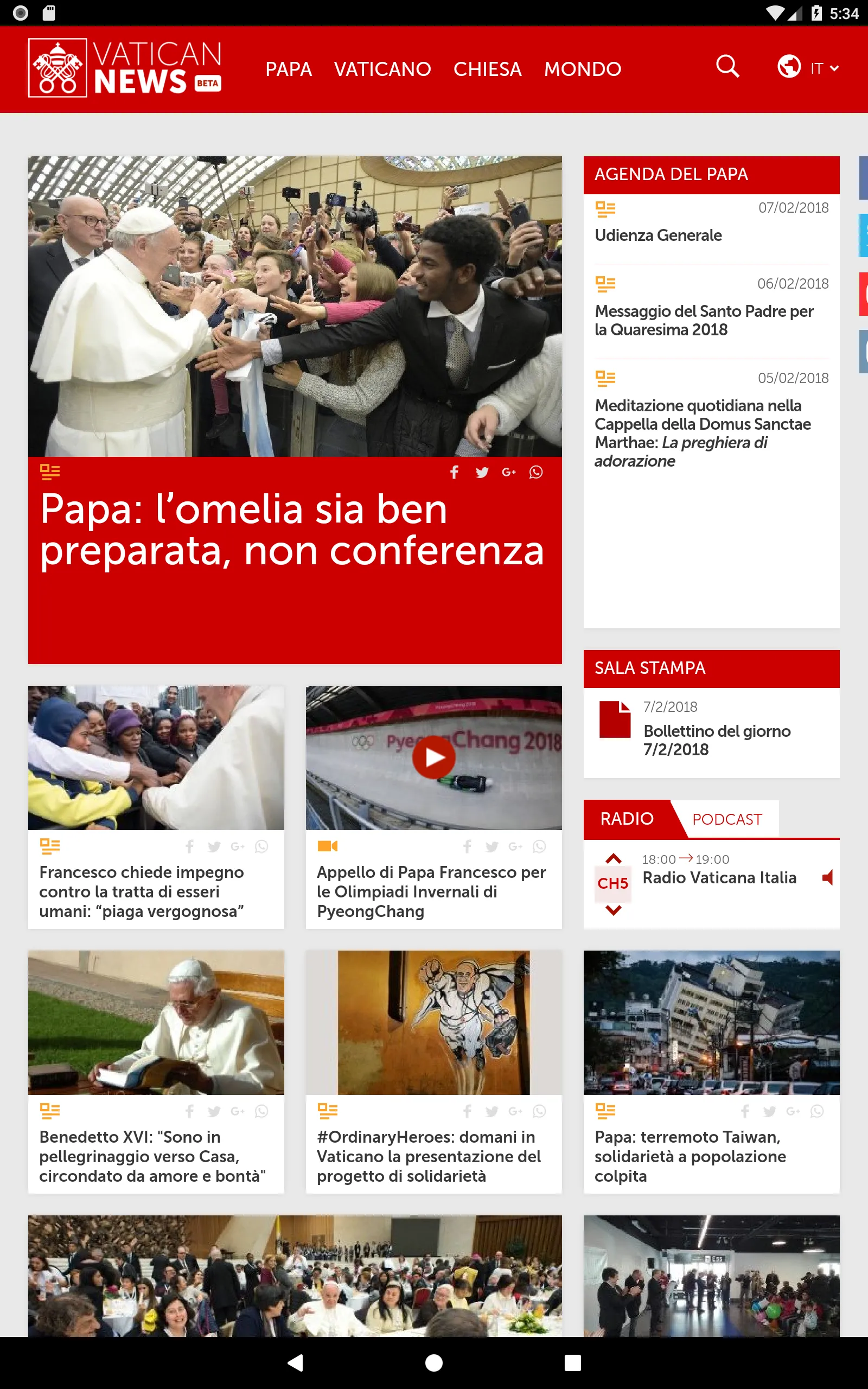 Vatican News | Indus Appstore | Screenshot