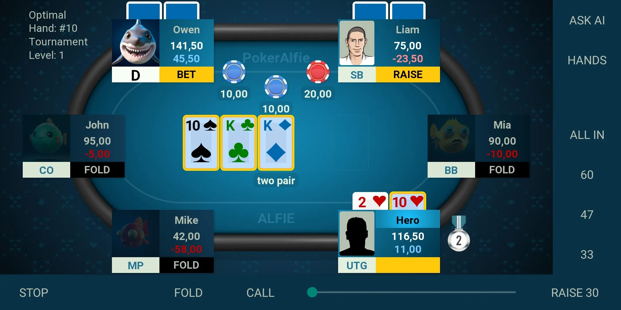 Offline Poker AI - PokerAlfie | Indus Appstore | Screenshot