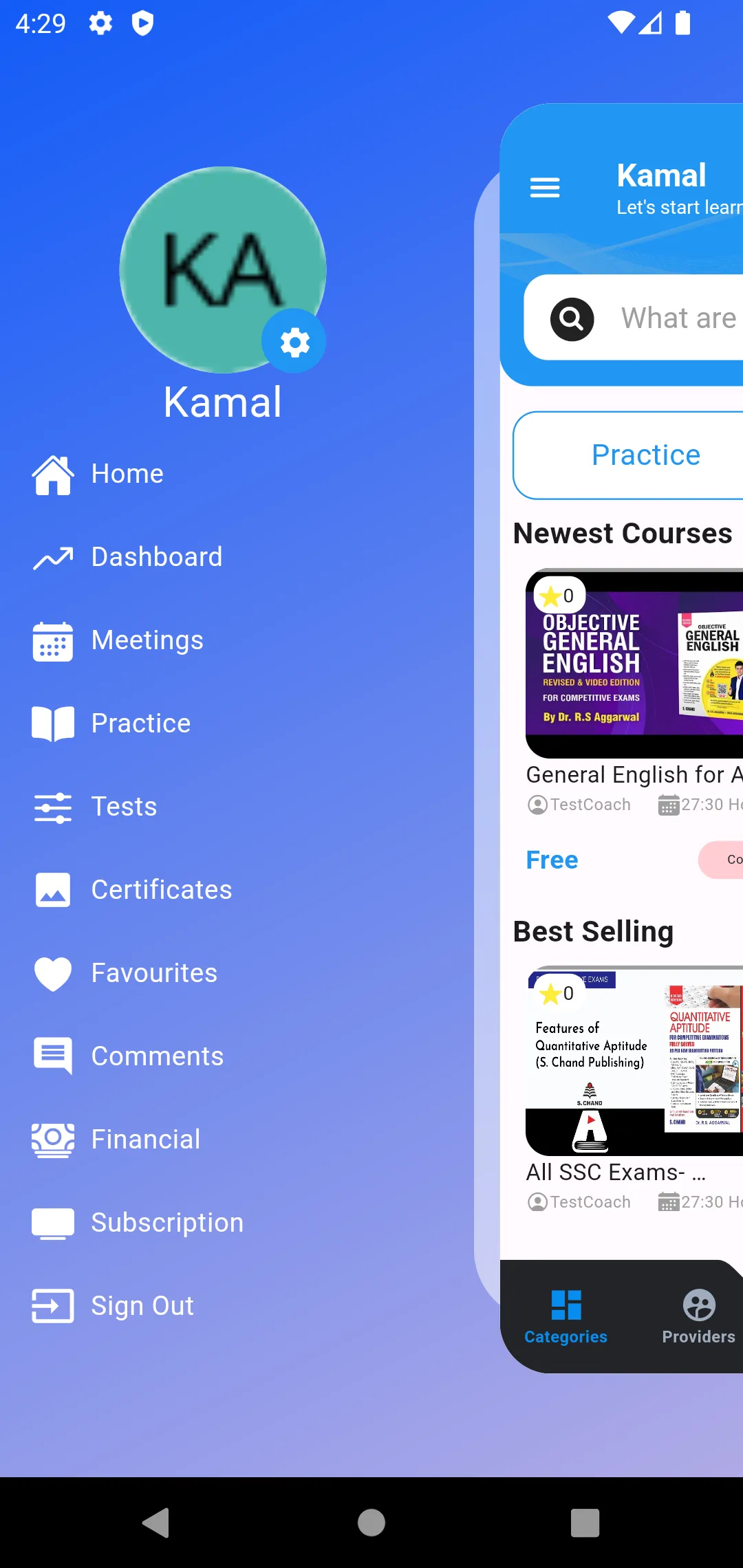 TestCoach Exam Preparation App | Indus Appstore | Screenshot