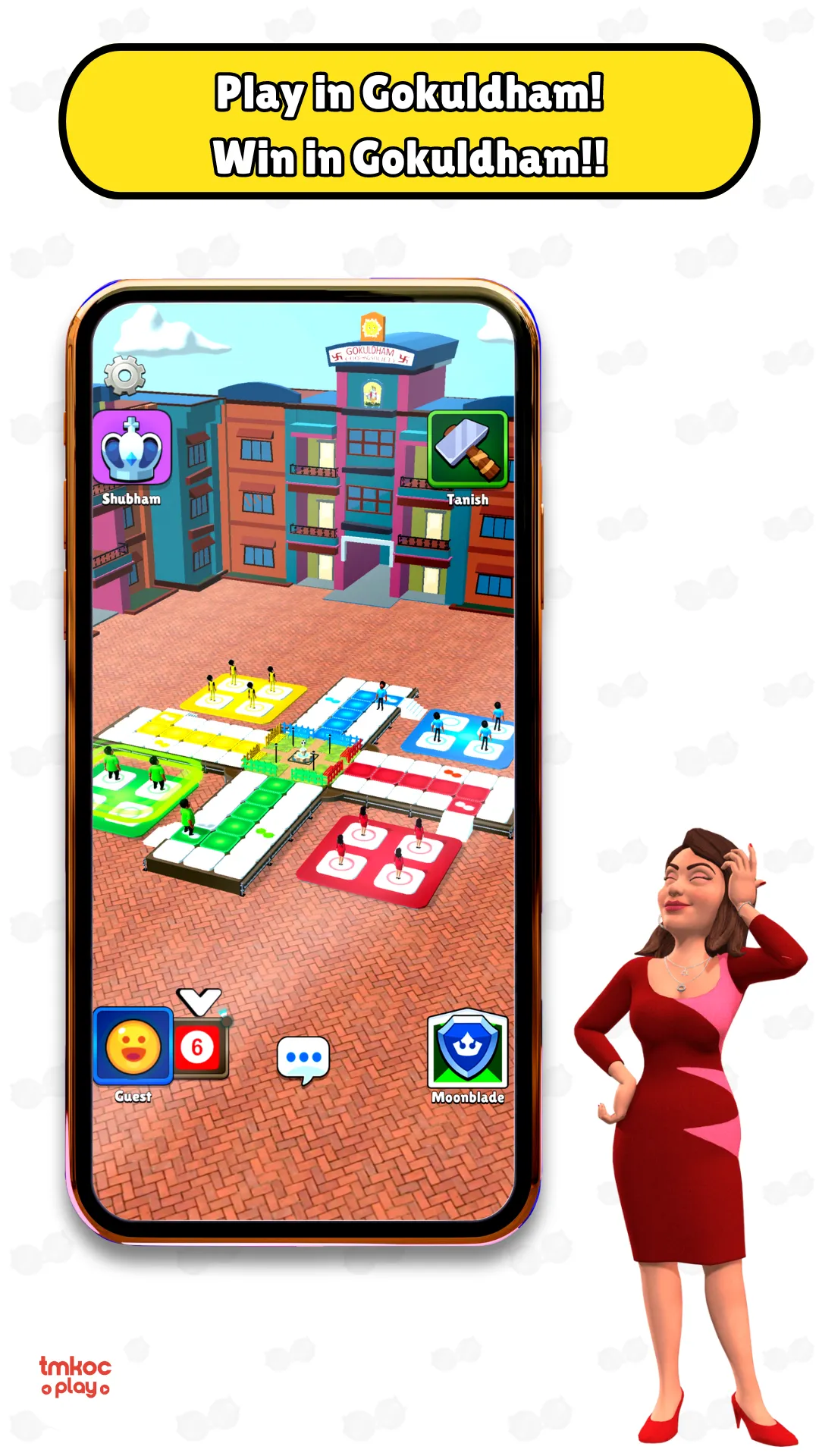 LUDO 3D | TMKOC Game | Indus Appstore | Screenshot