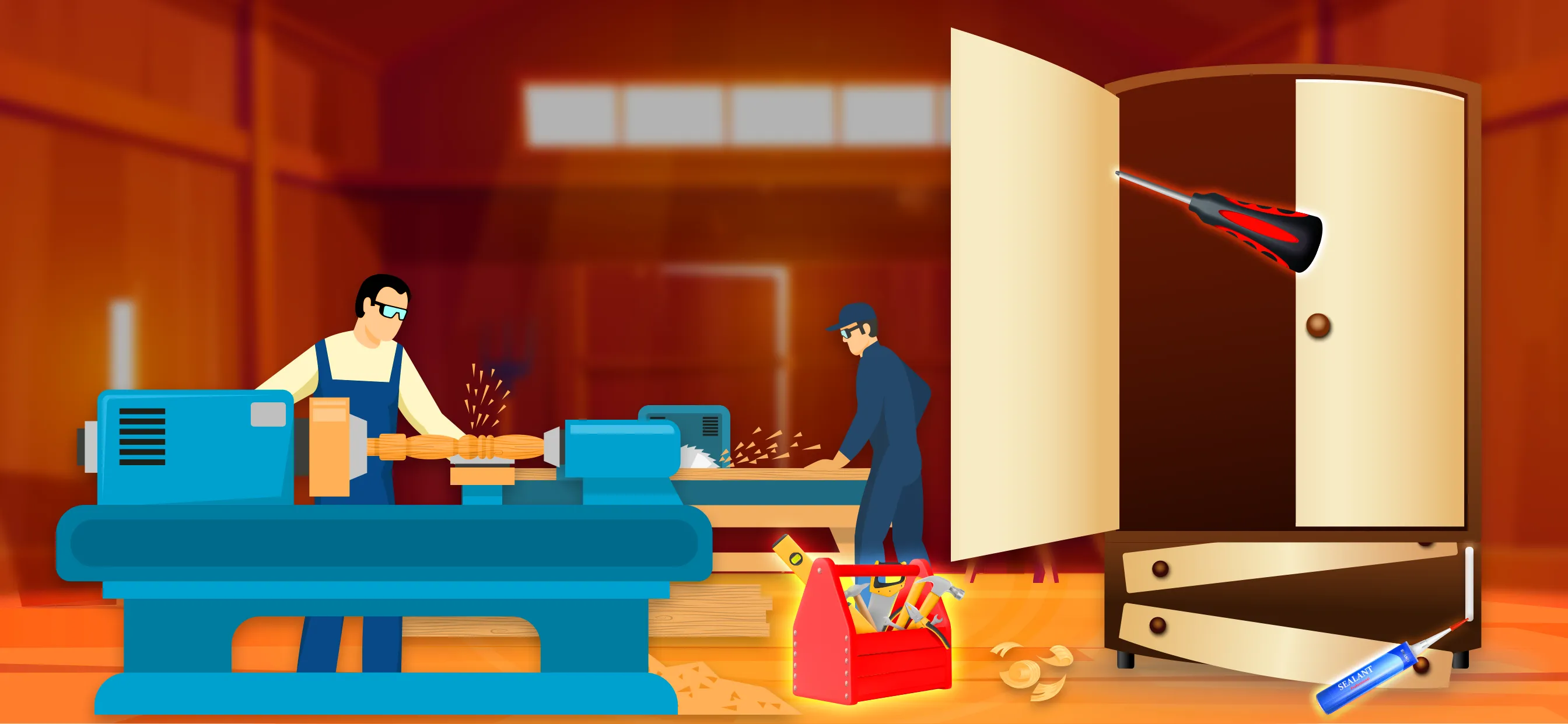 Furniture Maker Factory Game | Indus Appstore | Screenshot