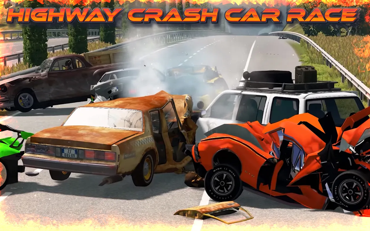 Highway Crash Car Race | Indus Appstore | Screenshot