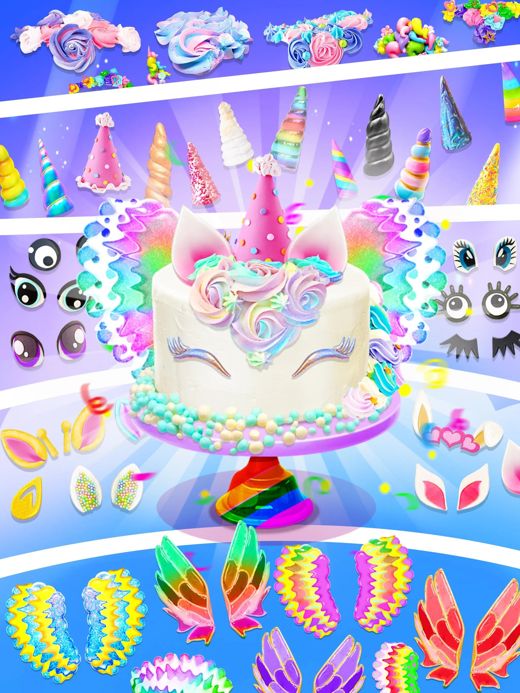 Rainbow Unicorn Cake | Indus Appstore | Screenshot